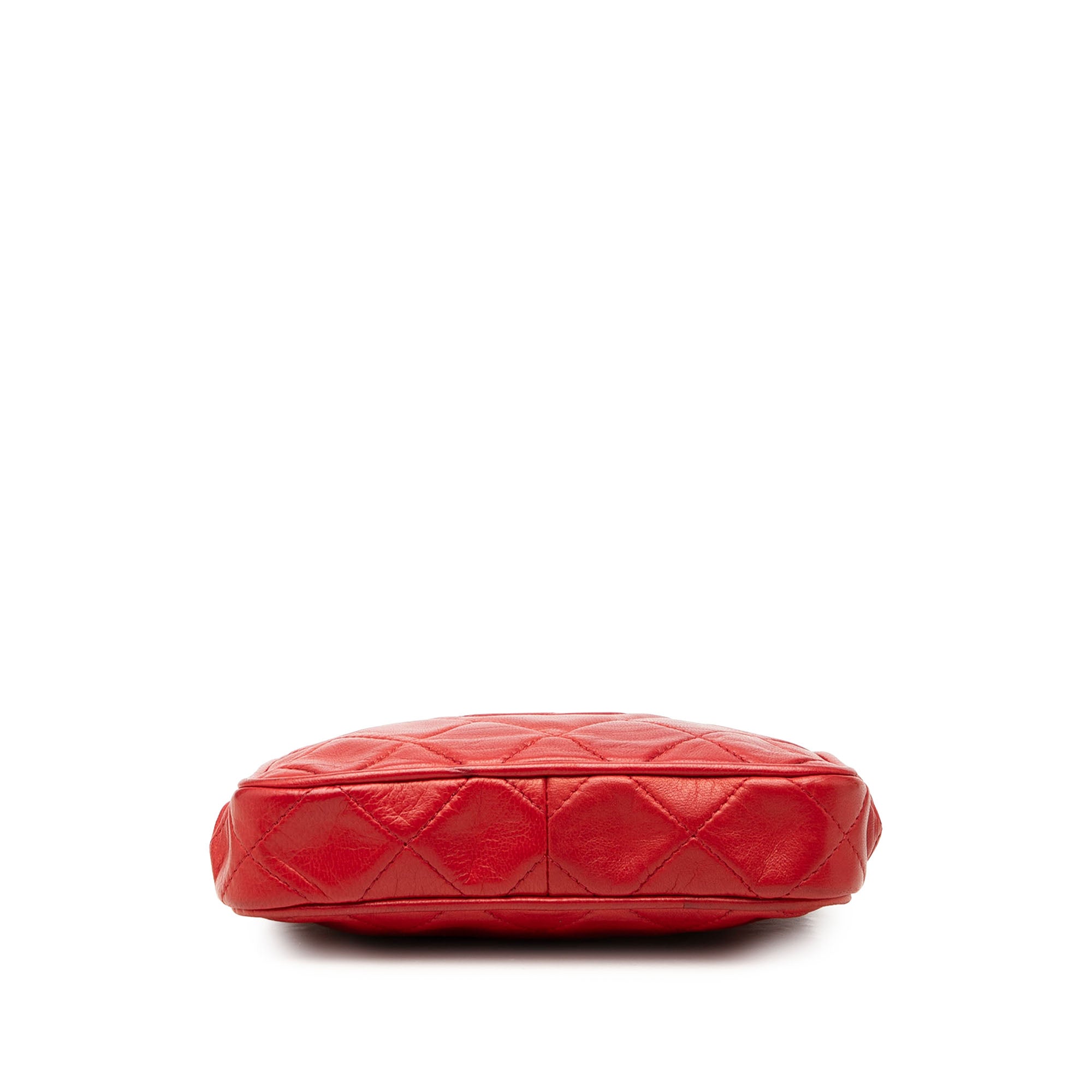 Chanel CC Quilted Lambskin Frame Belt Bag - image 3