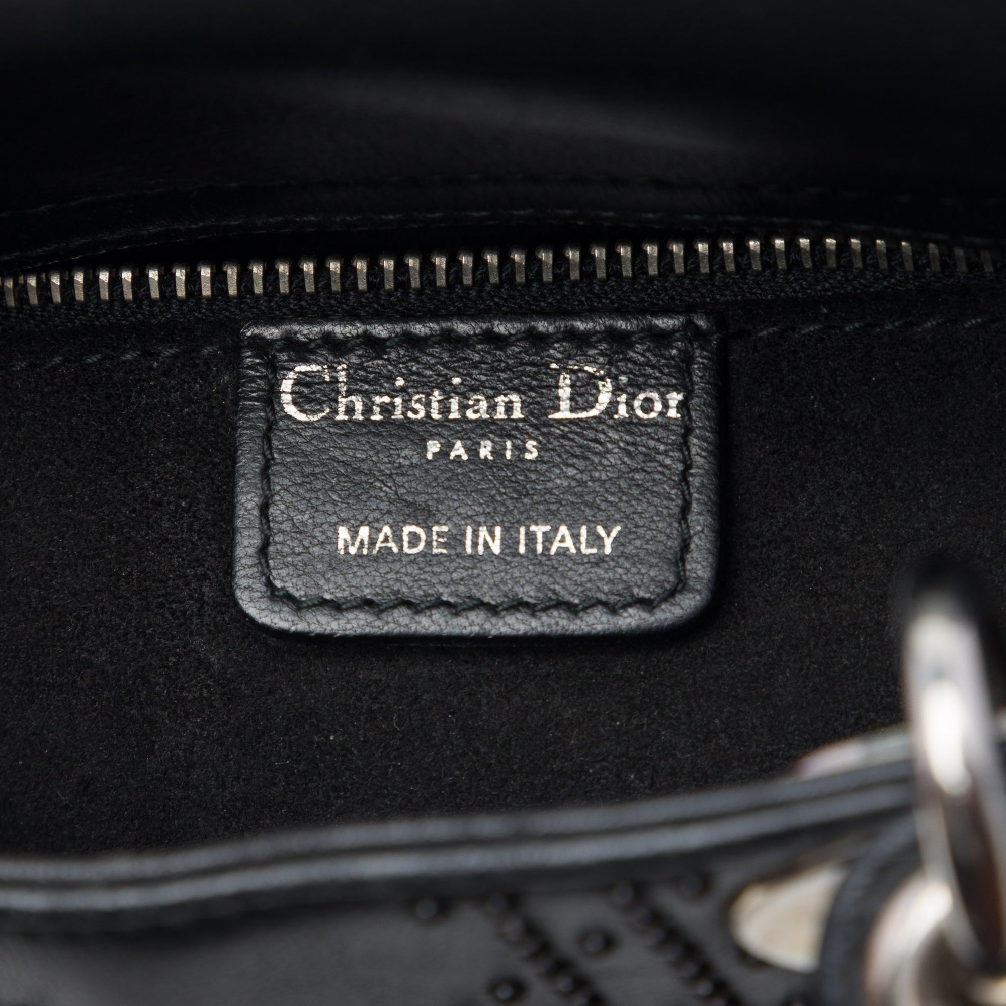 Dior Mini Calfskin Cannage Studded Lady Dior - image 5