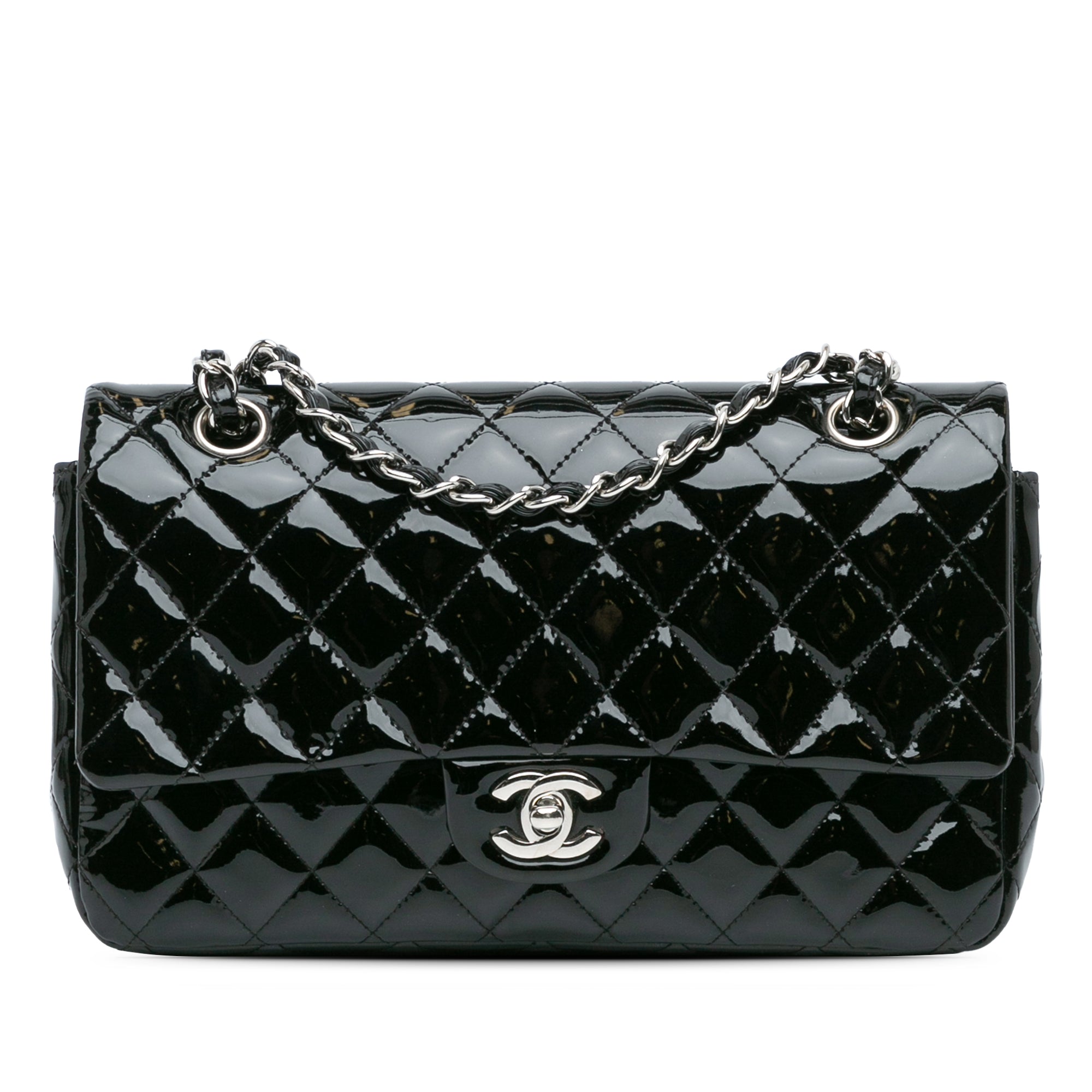 Chanel Medium Classic Patent Double Flap - image 1