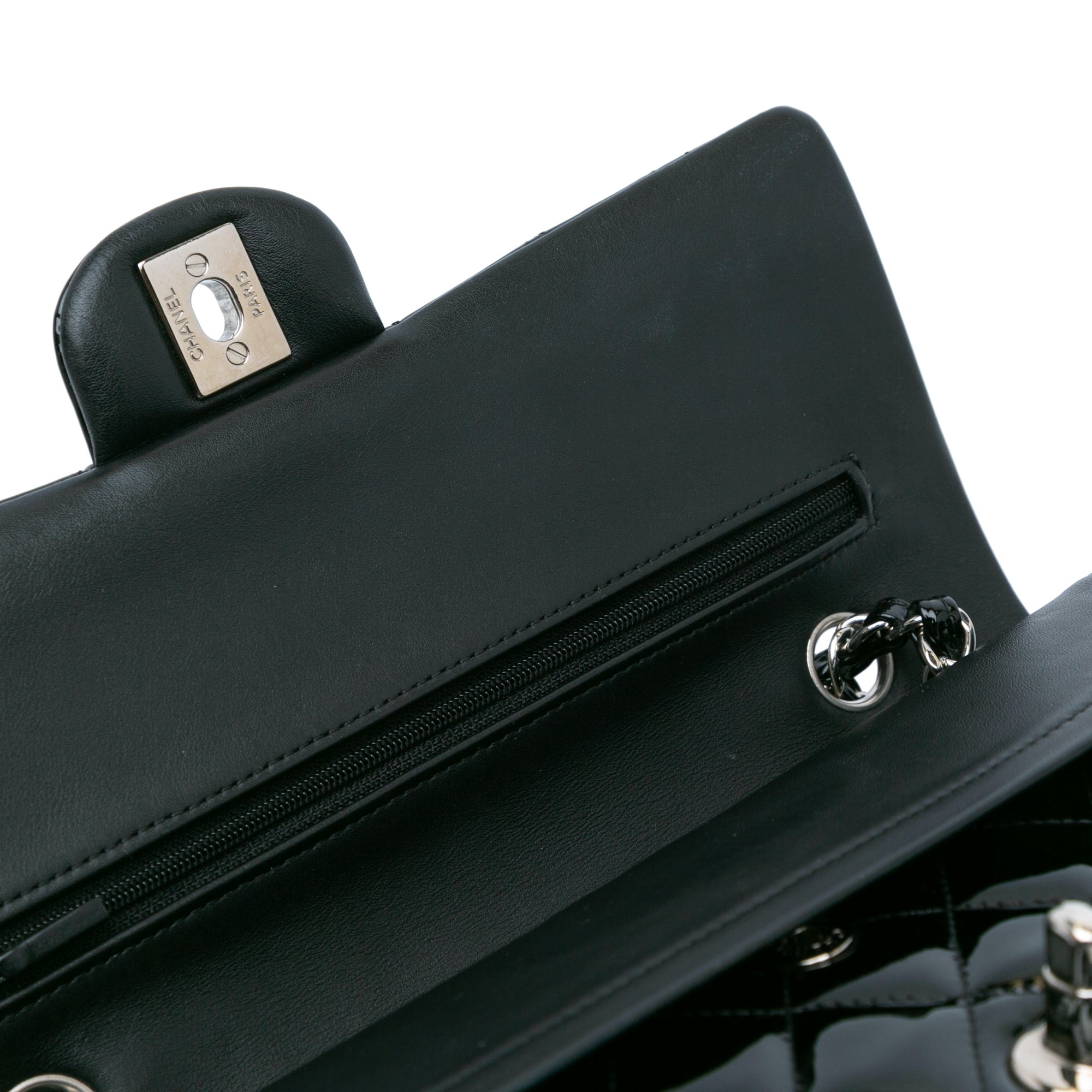 Chanel Medium Classic Patent Double Flap - image 6
