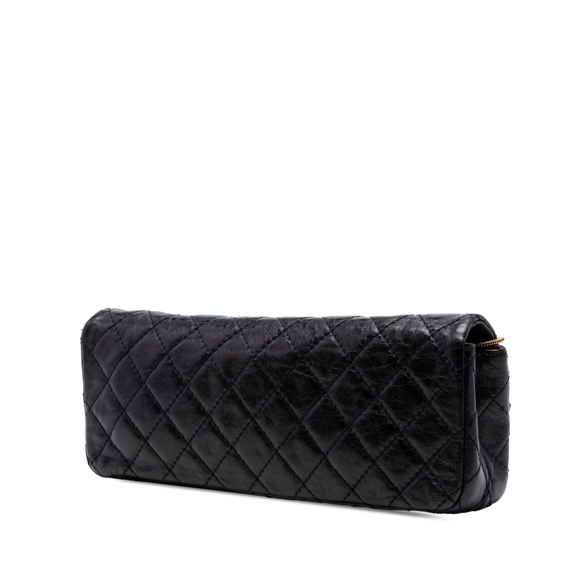 Chanel Quilted Glazed Calfskin Reissue 2.55 East West Single Flap - image 2