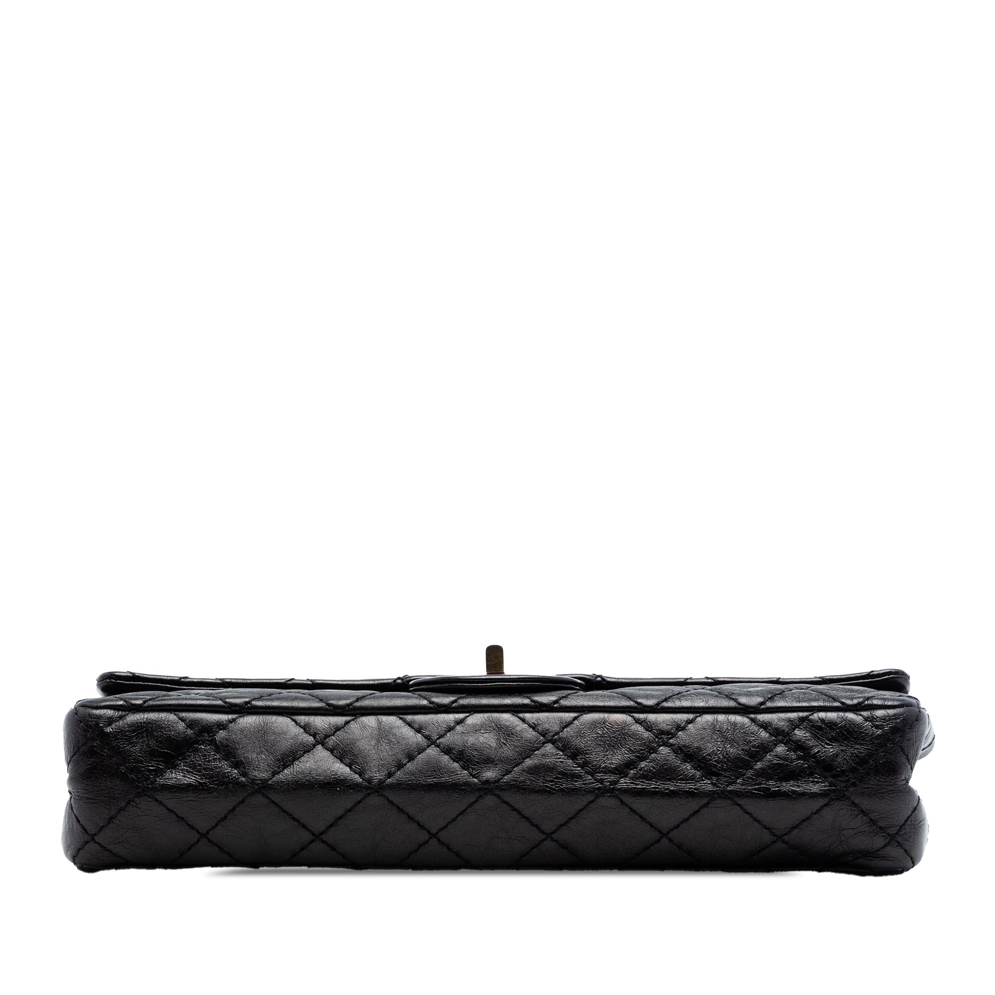 Chanel Quilted Glazed Calfskin Reissue 2.55 East West Single Flap - image 3
