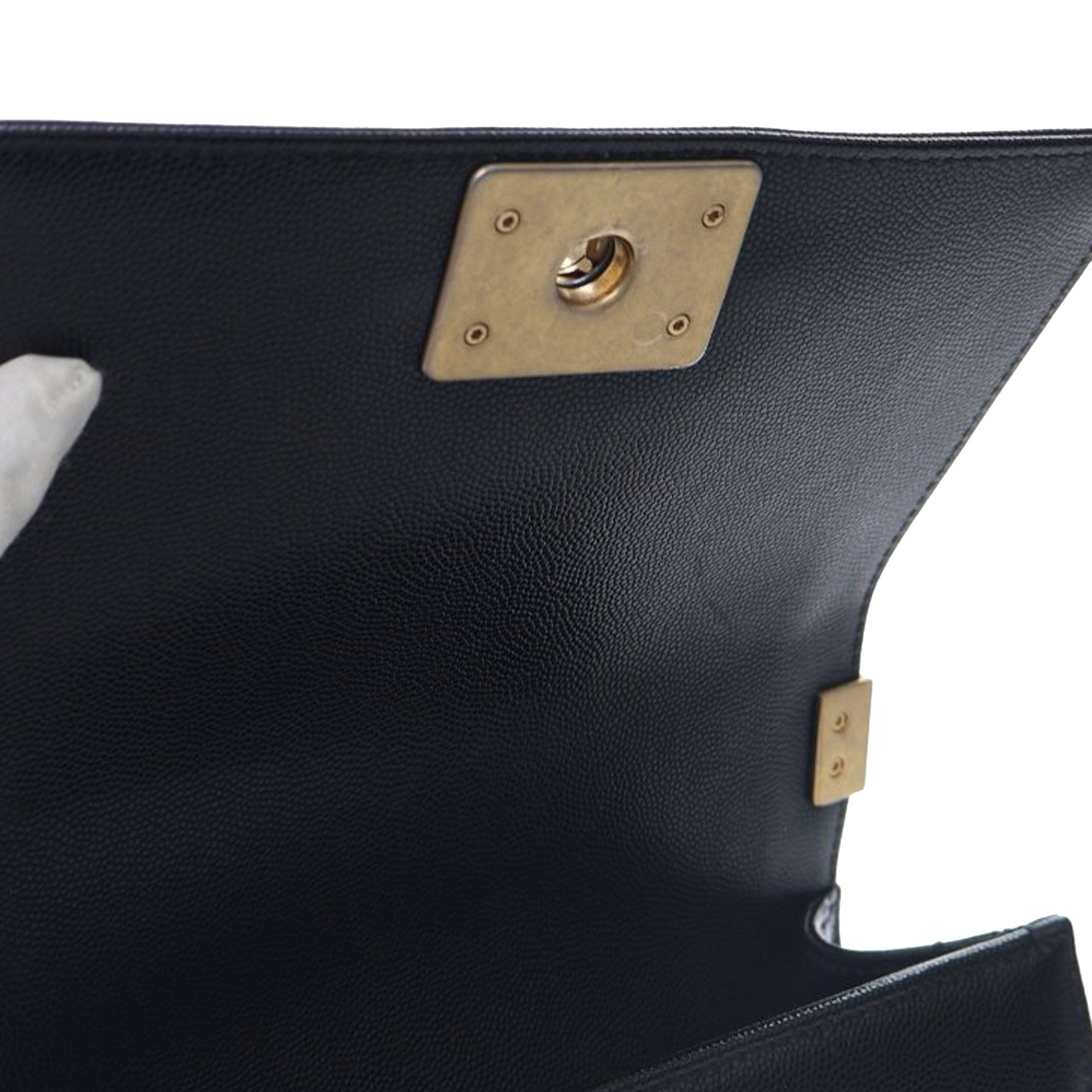 Chanel Small Quilted Caviar Boy Flap - image 7