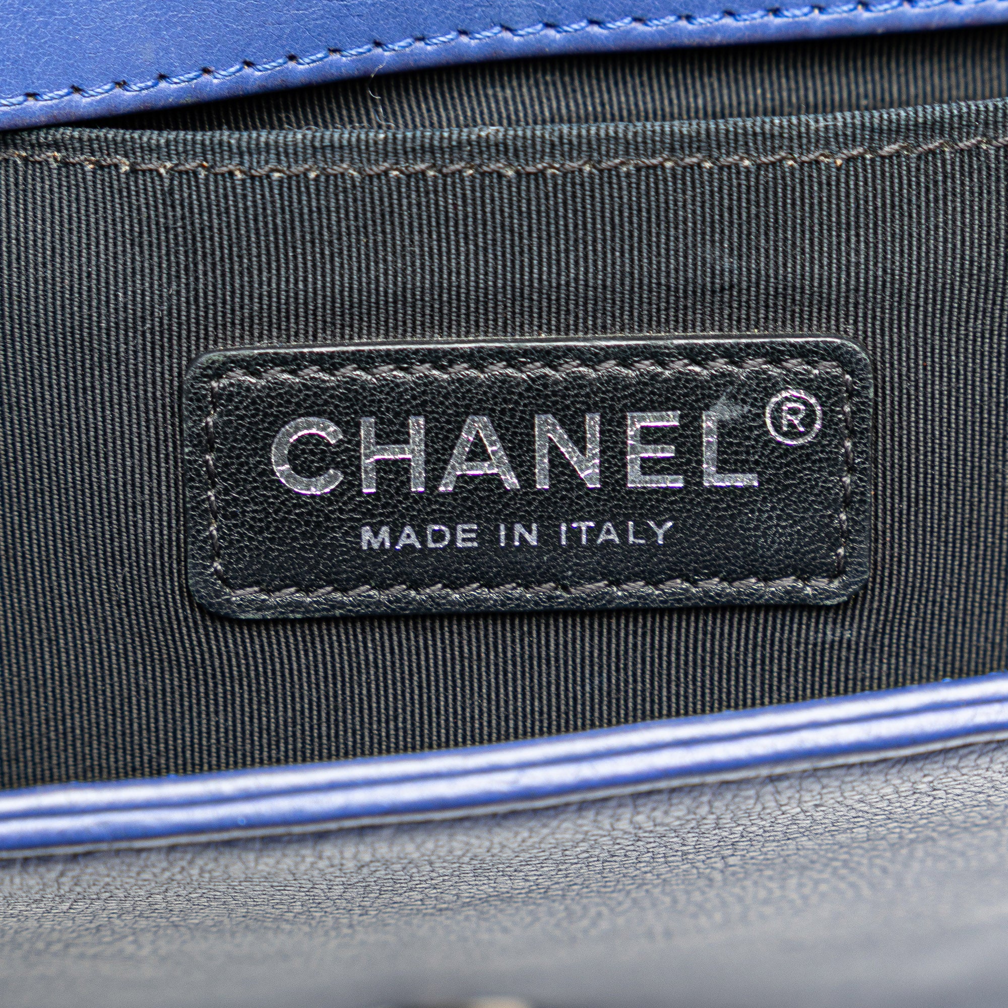Chanel Old Medium Quilted Lambskin Boy Flap - image 5