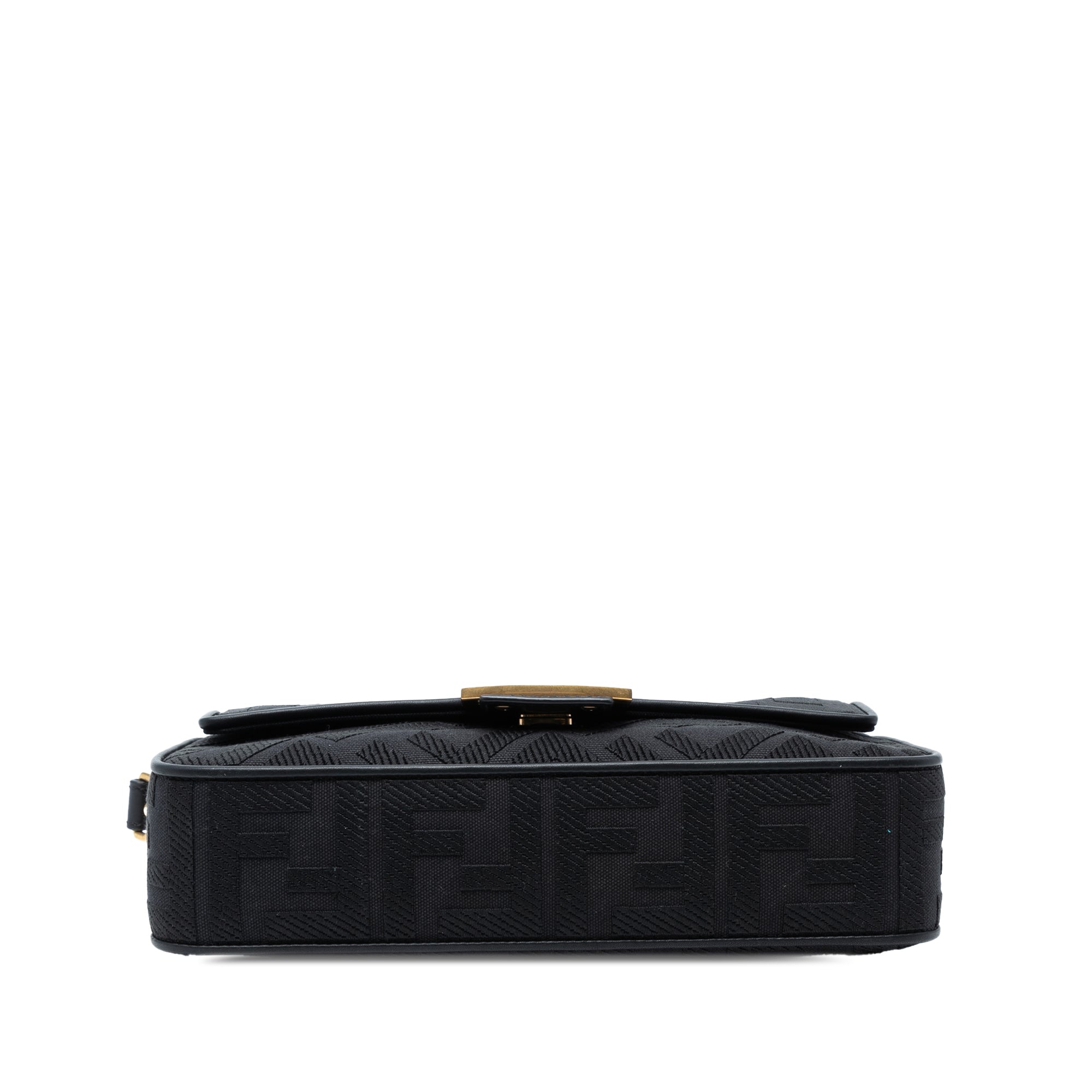 Fendi Zucca Embroidered Canvas Baguette Satchel - image 3