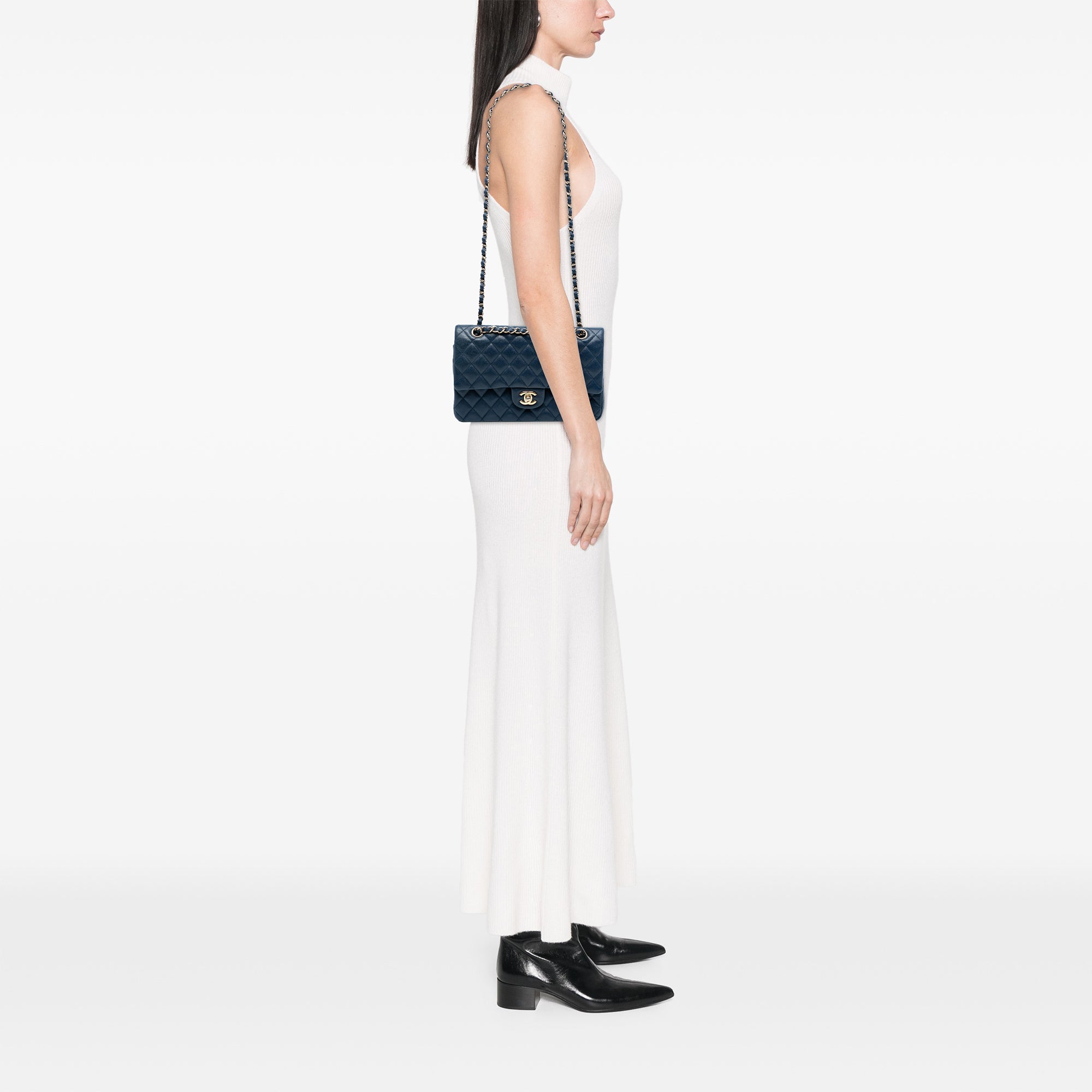 Chanel Medium Classic Caviar Double Flap - image 7