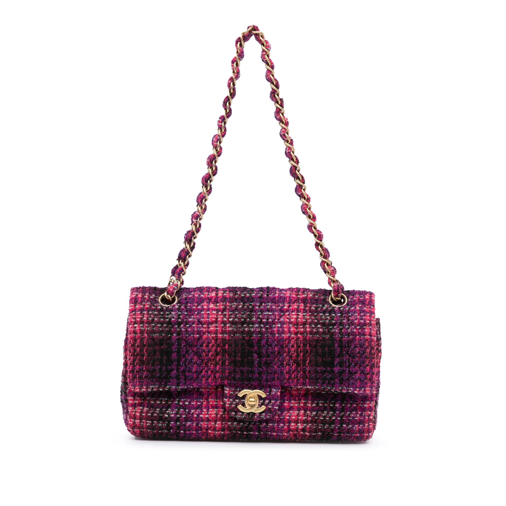 Chanel Medium Classic Tweed Double Flap - image 1