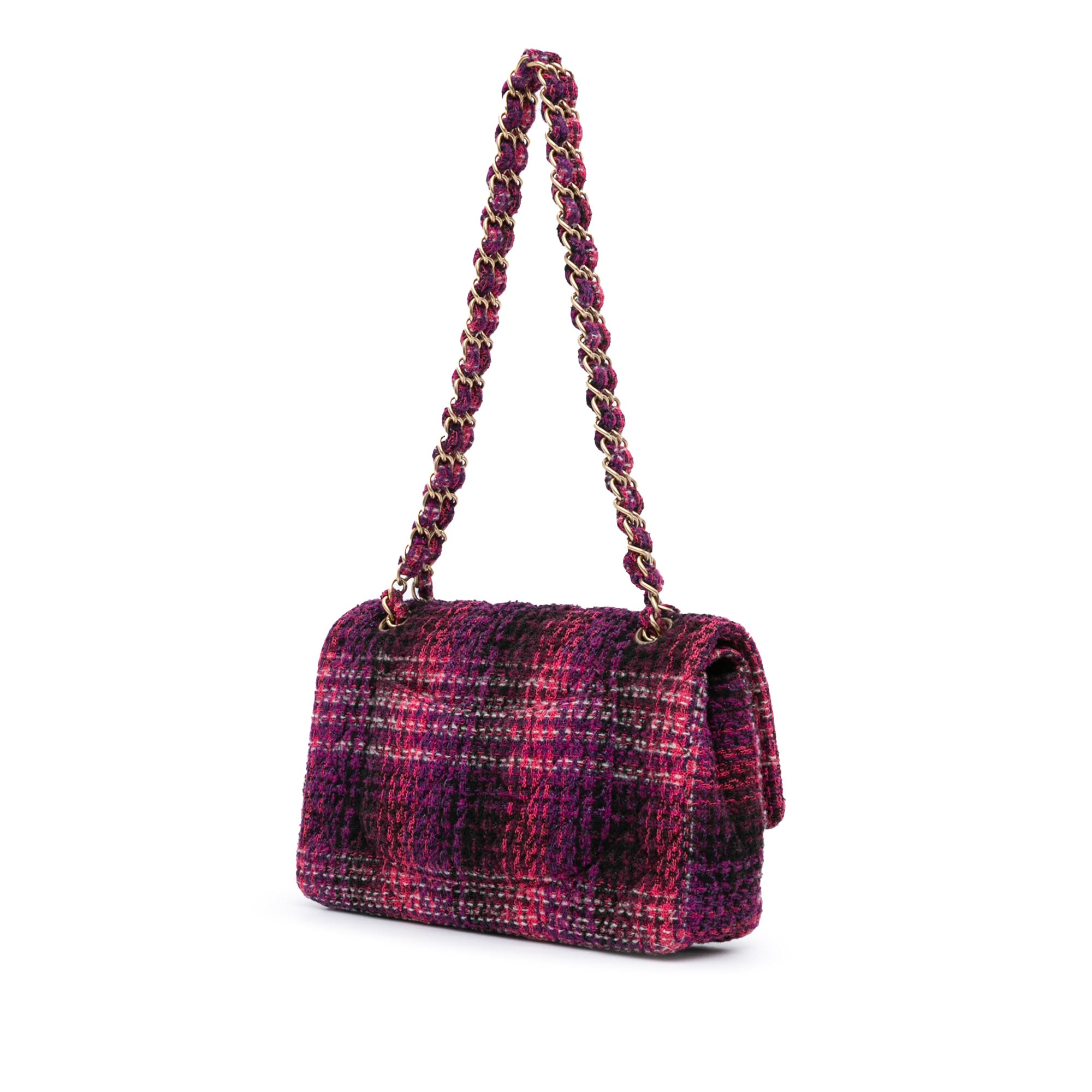 Chanel Medium Classic Tweed Double Flap - image 2