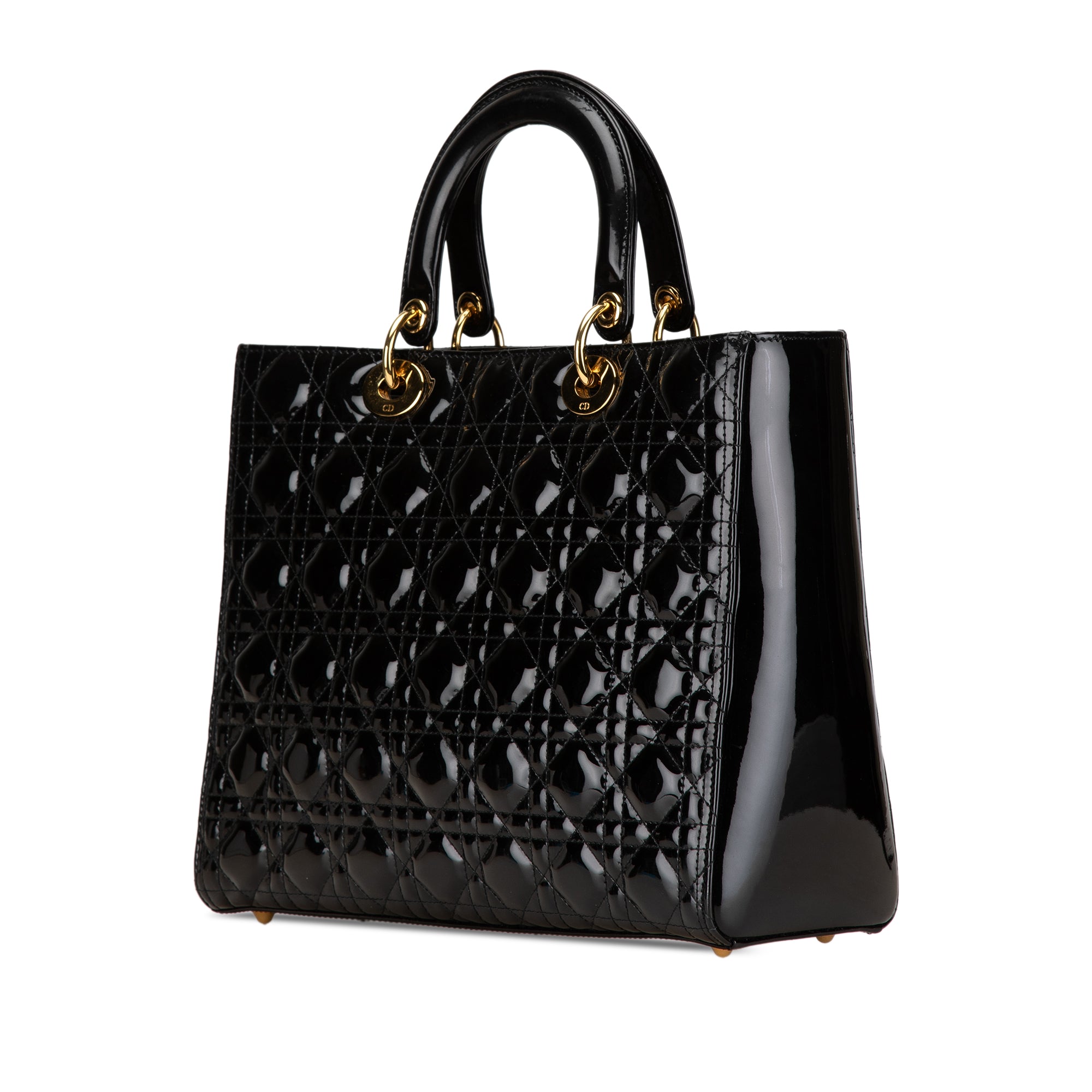Dior Large Patent Cannage Lady Dior - image 2