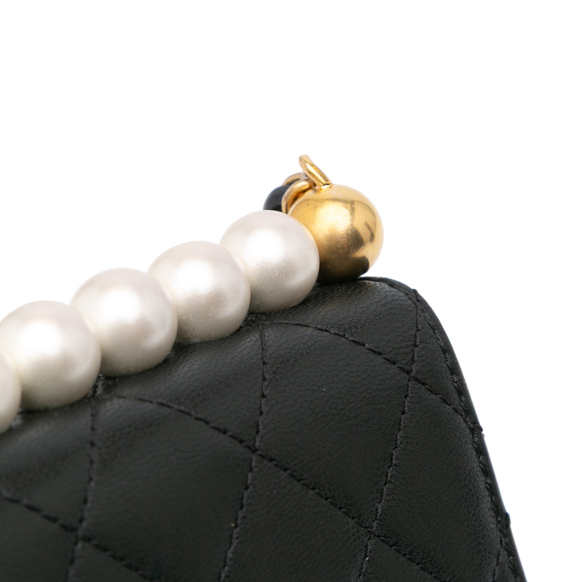 Chanel Small Lambskin Chic Pearls Flap - image 9