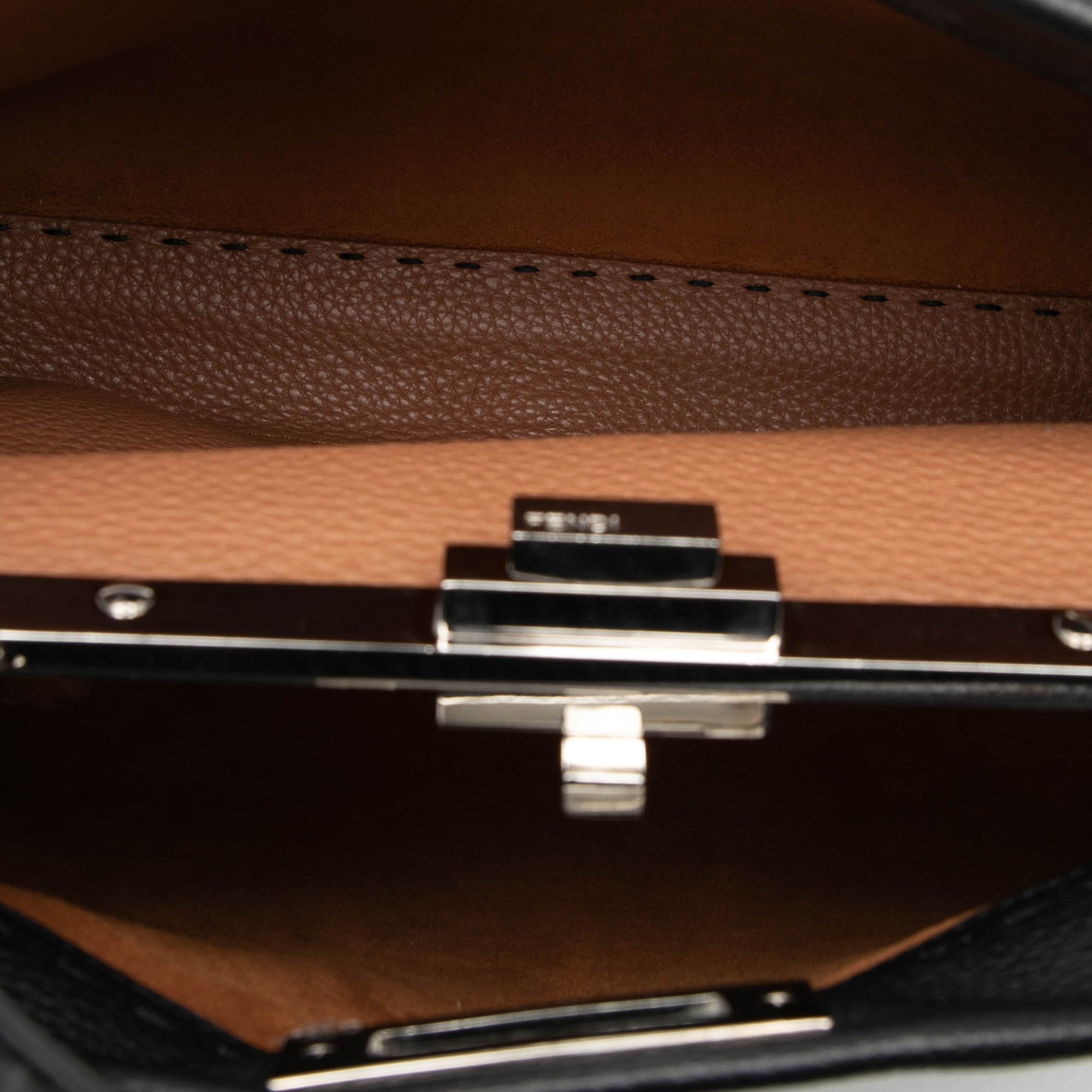 Fendi Medium Leather Peekaboo Selleria Satchel - image 4