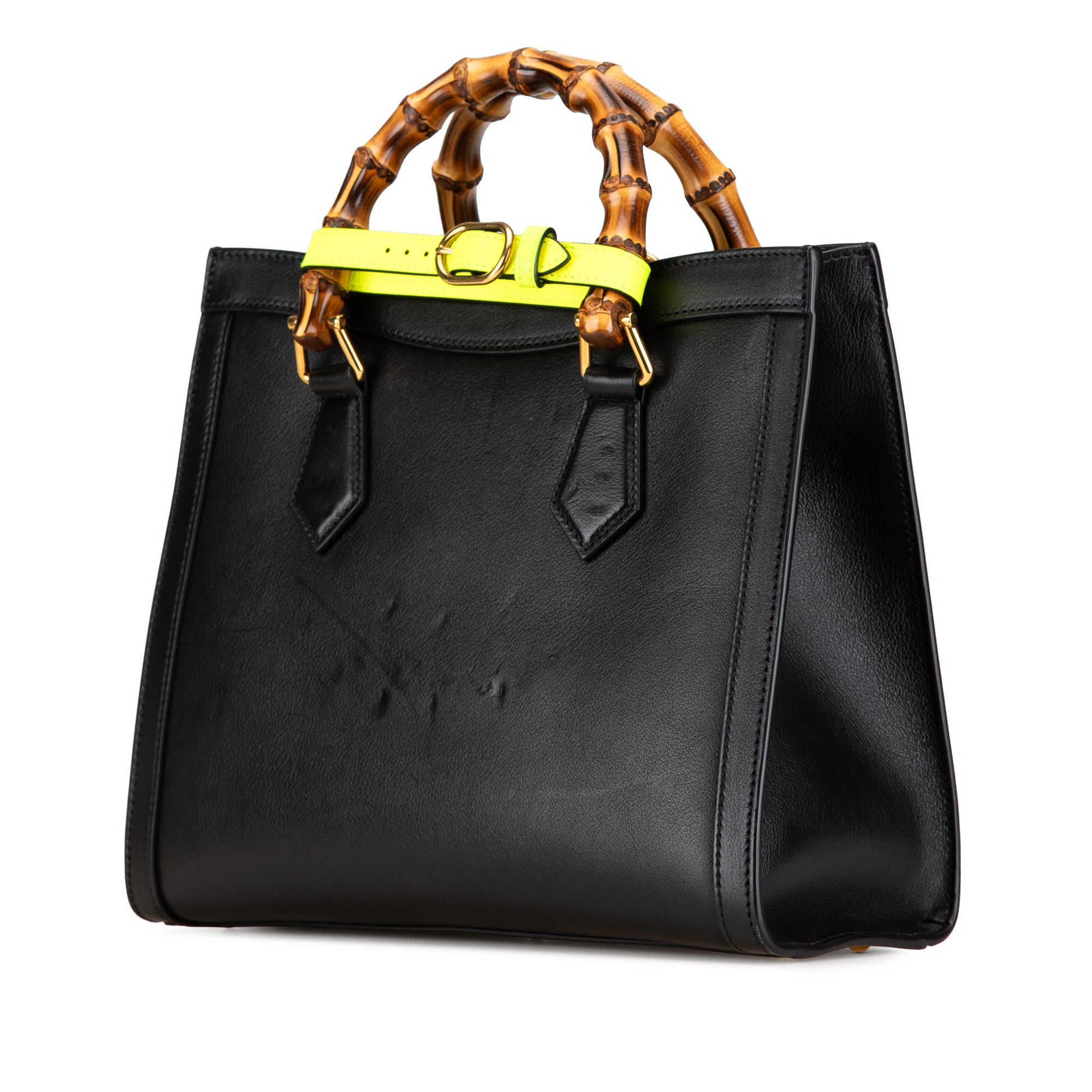 Gucci Medium Calfskin Bamboo Diana Satchel - image 2