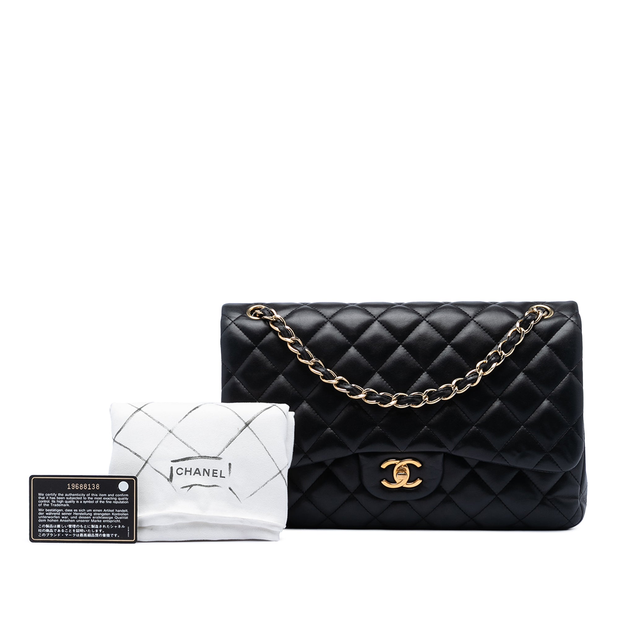 Chanel Jumbo Classic Lambskin Double Flap - image 6