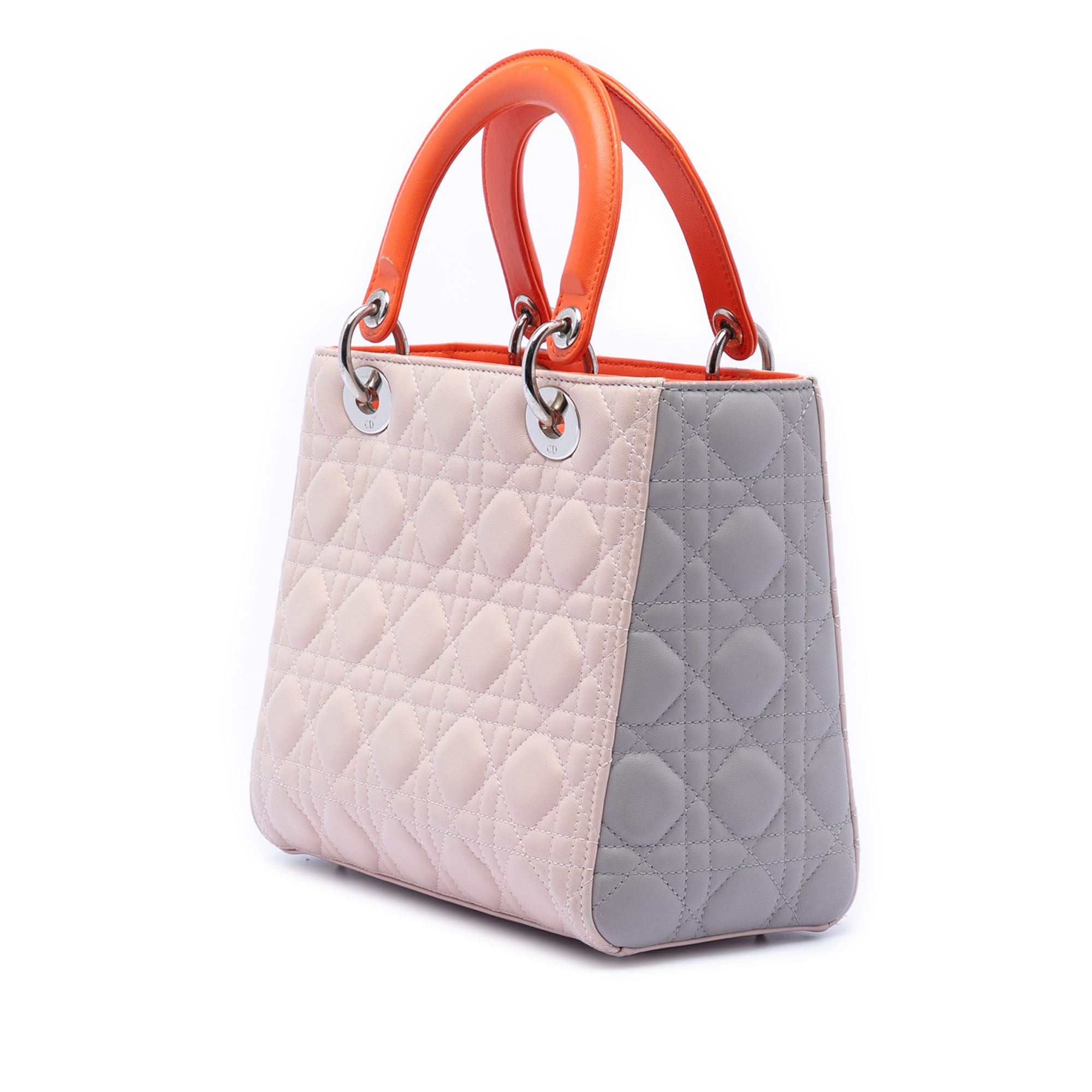 Dior Medium Tricolor Lambskin Cannage Lady Dior - image 2