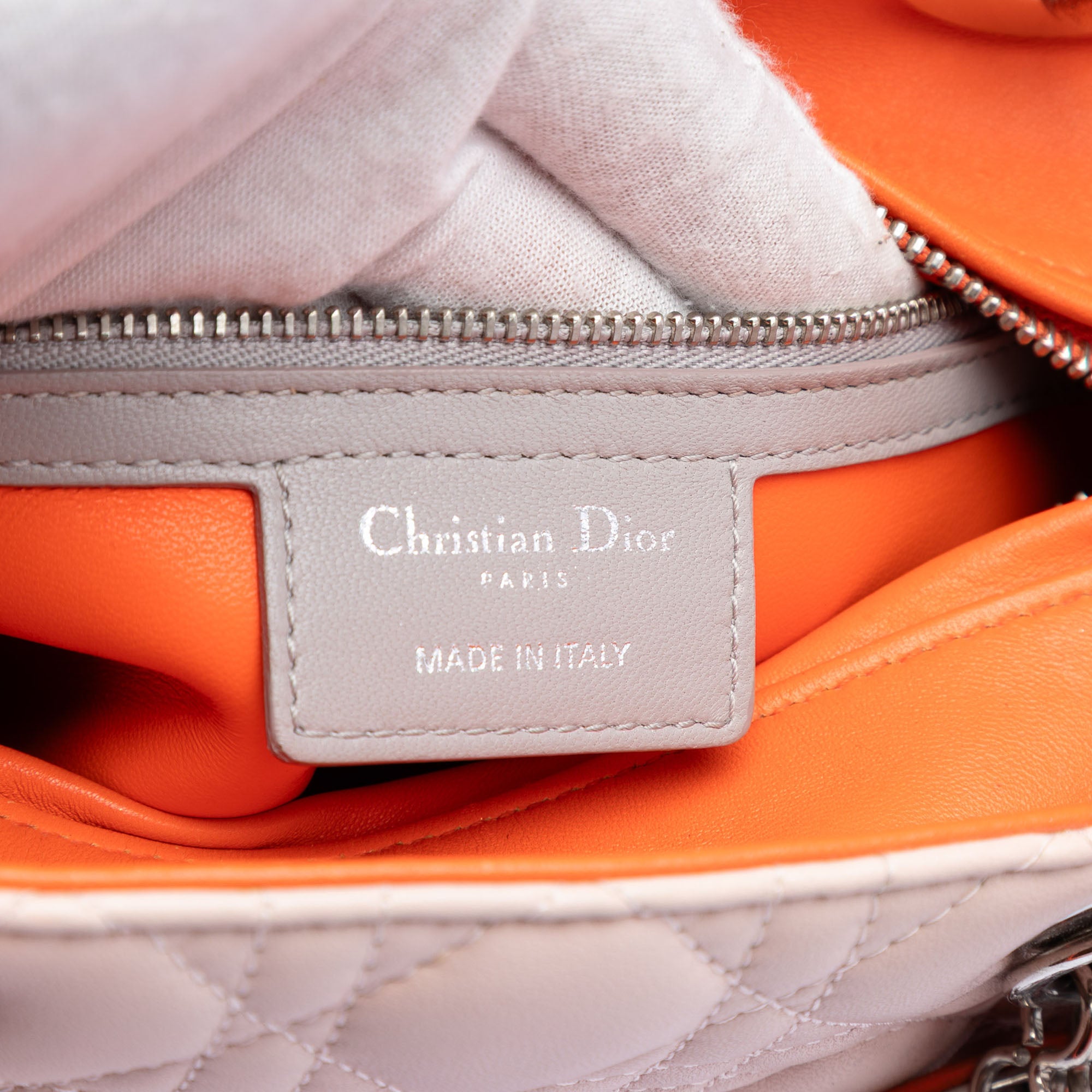 Dior Medium Tricolor Lambskin Cannage Lady Dior - image 5
