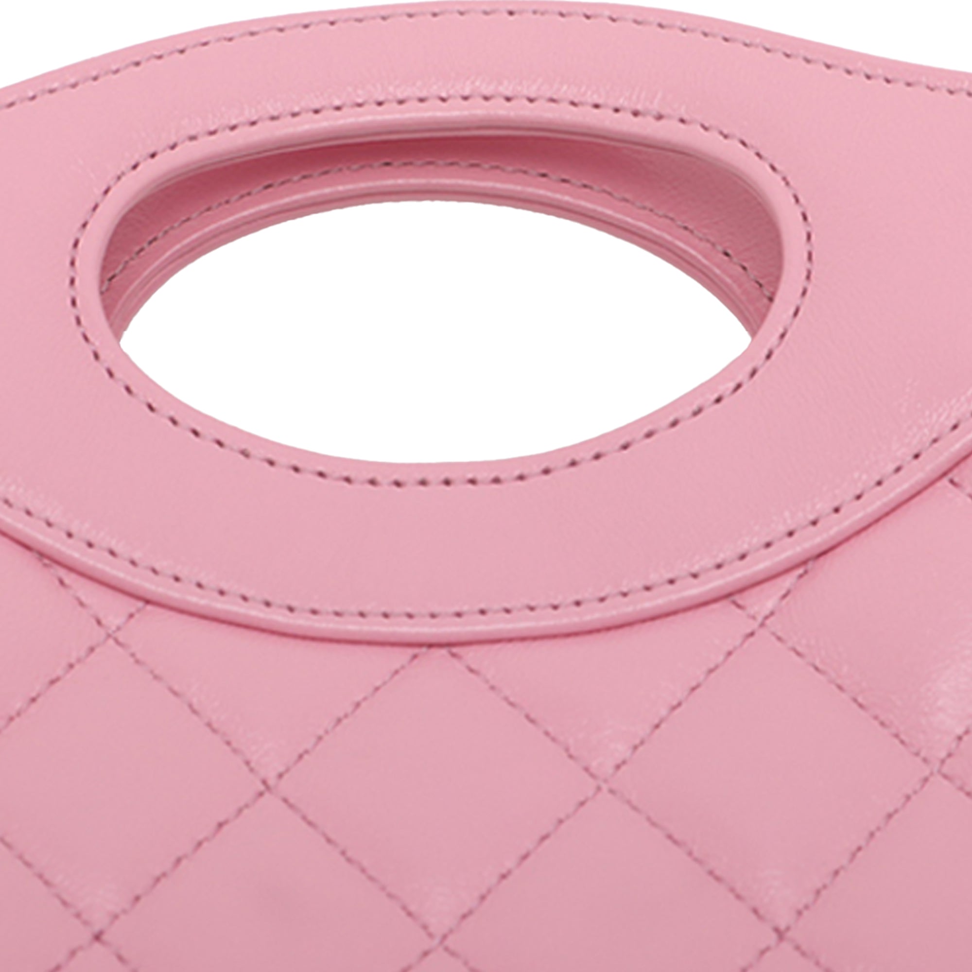 Chanel Mini Shiny Lambskin 31 Shopping Bag - image 7