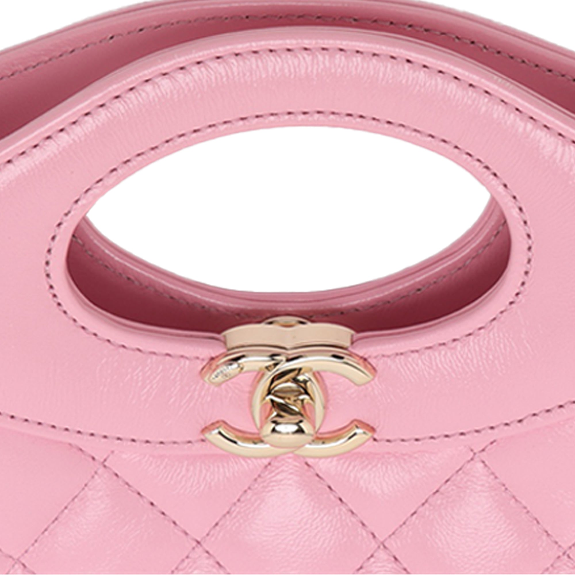 Chanel Mini Shiny Lambskin 31 Shopping Bag - image 8