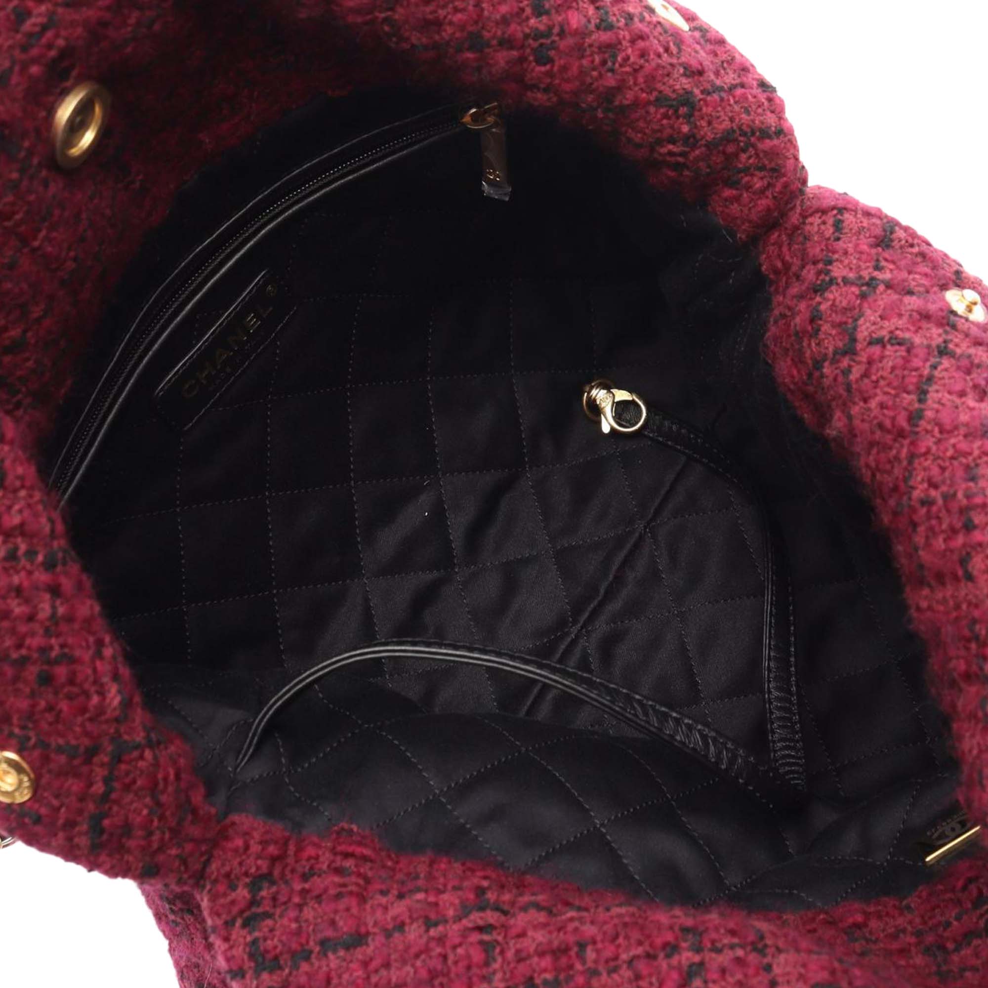 Chanel Small Tweed 22 Handbag - image 3