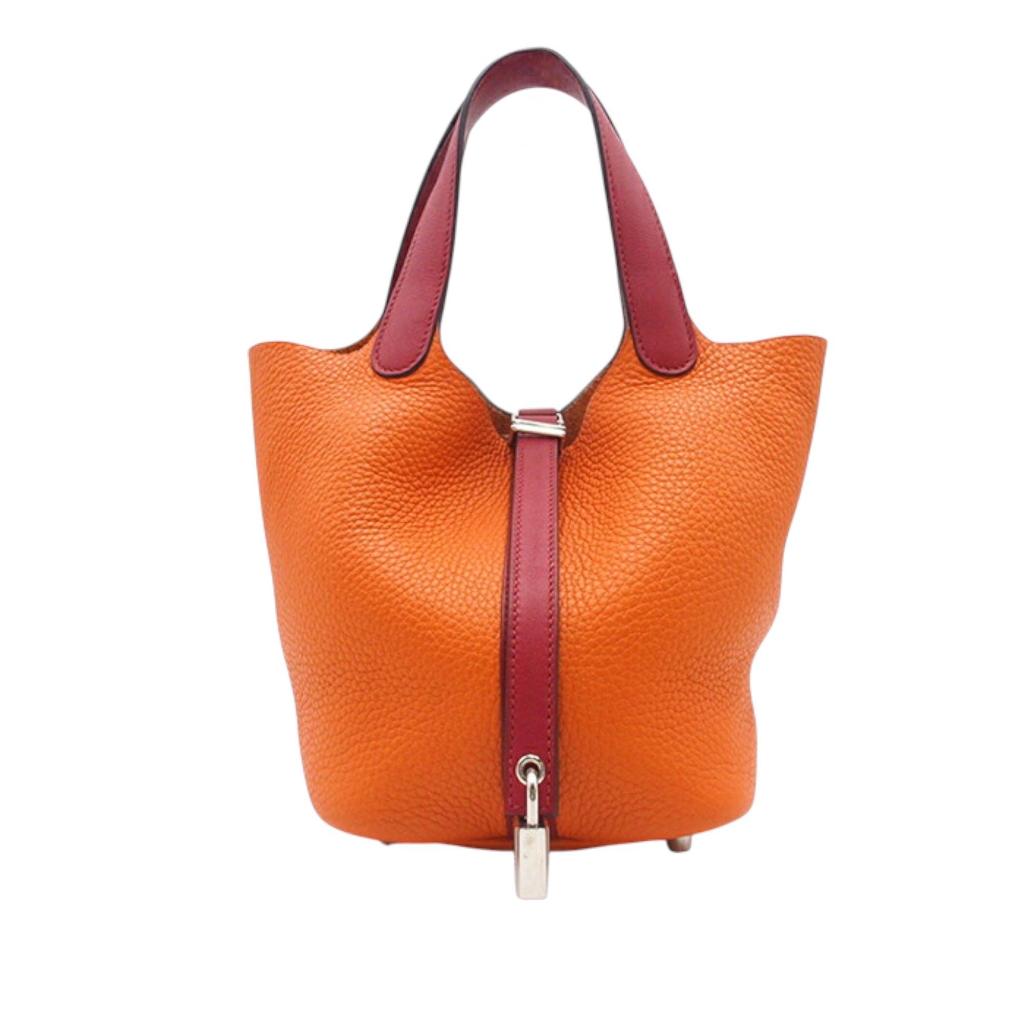 Hermès Bicolor Clemence and Swift Picotin Lock 18 - image 1