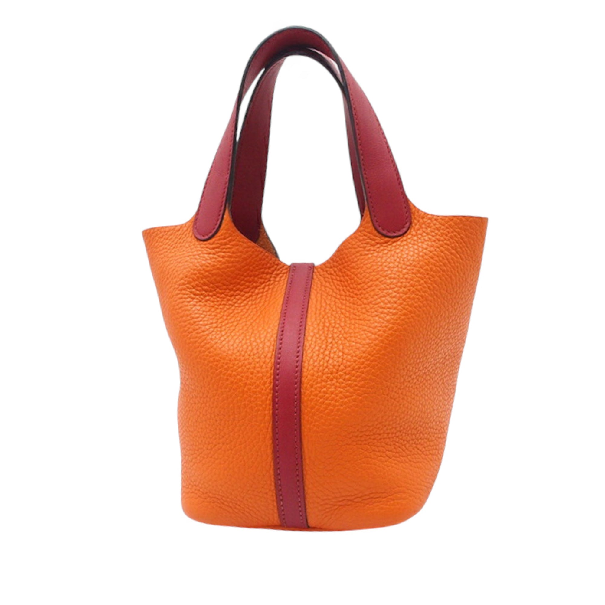 Hermès Bicolor Clemence and Swift Picotin Lock 18 - image 2