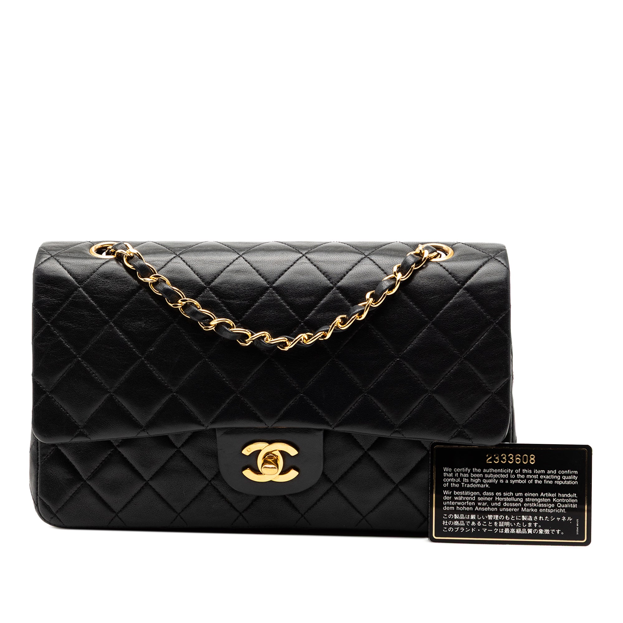 Chanel Medium Classic Lambskin Double Flap - image 8