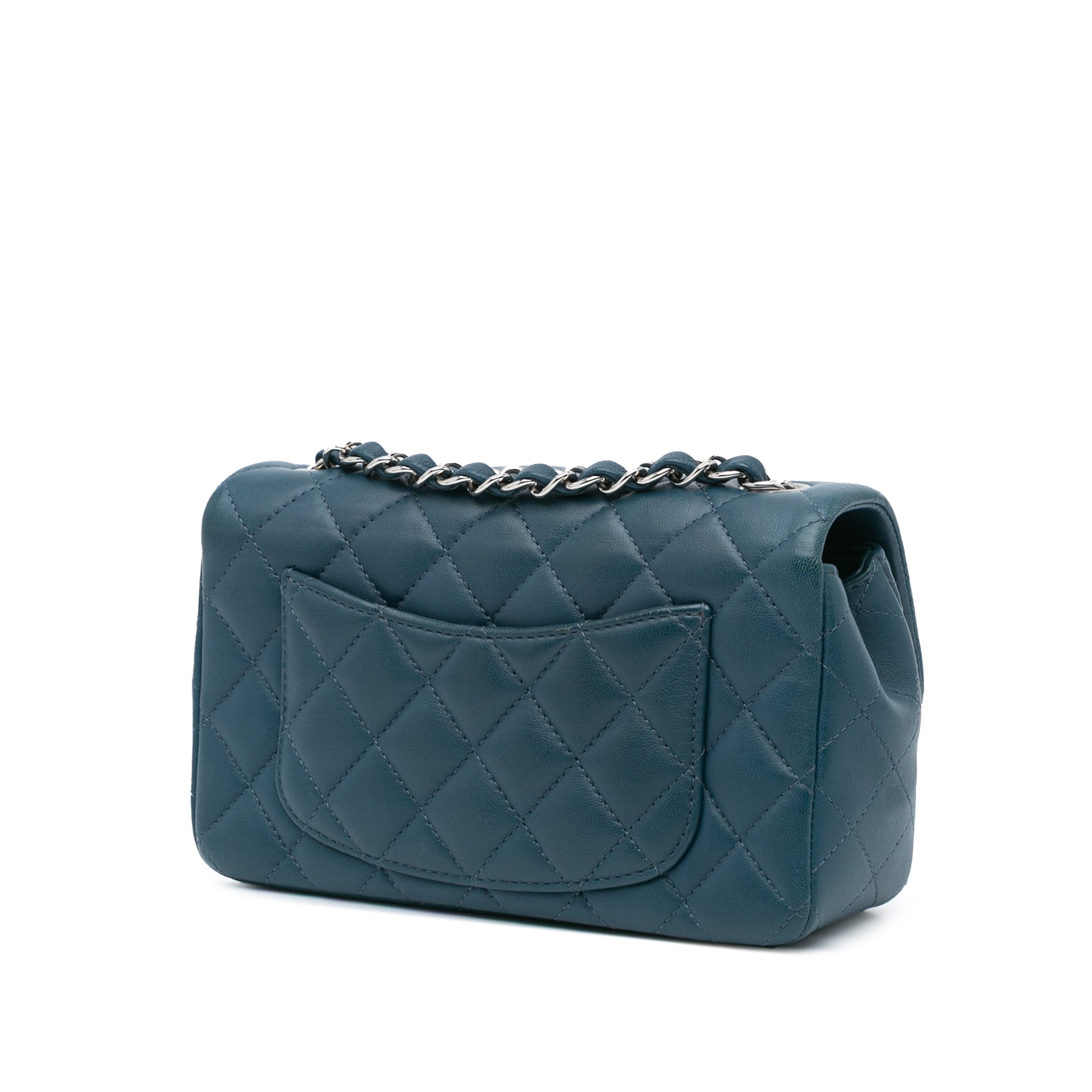 Chanel Mini Rectangular Classic Lambskin Single Flap - image 2