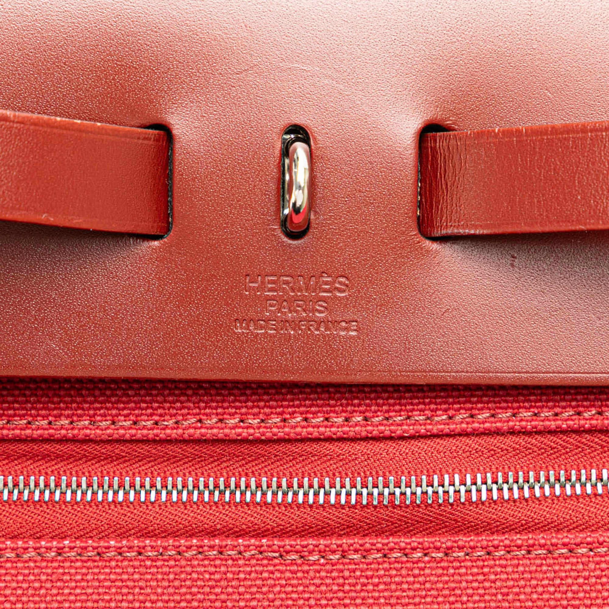 Hermès Toile Herbag Zip 31 - image 5
