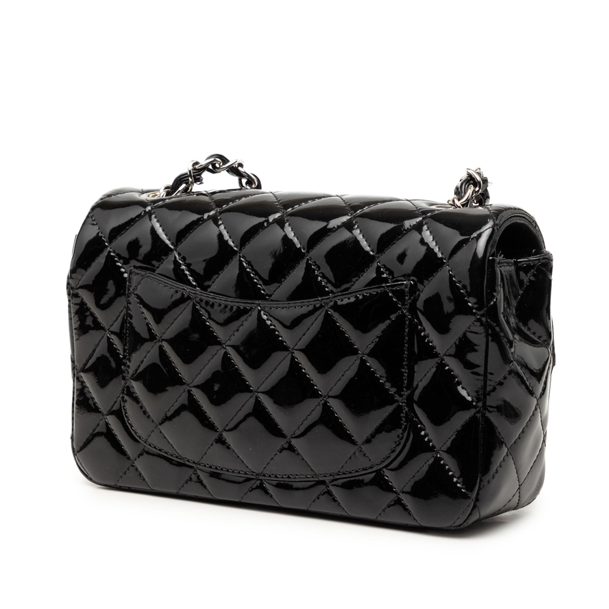 Chanel Mini Rectangular Classic Patent Single Flap - image 2