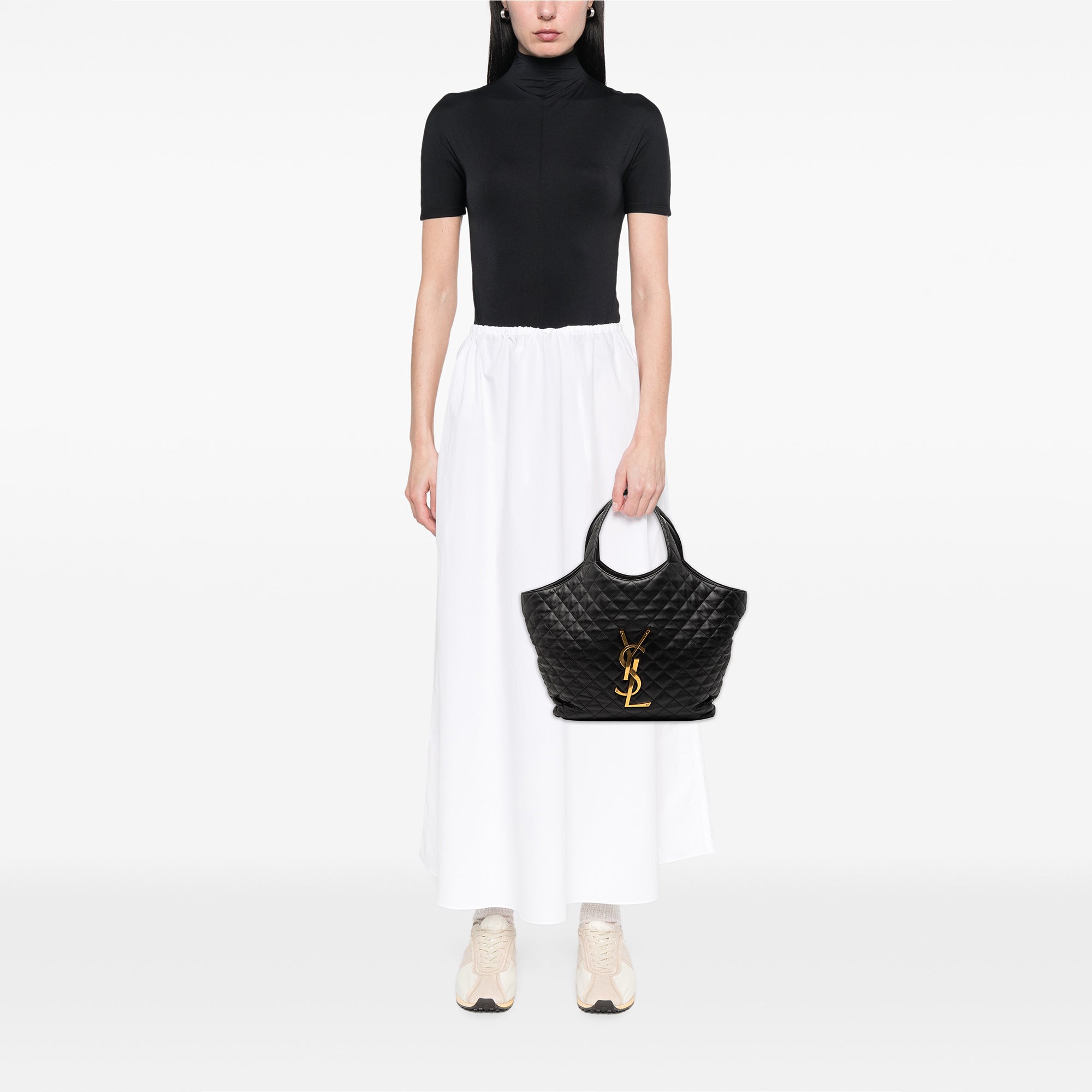 Saint Laurent Maxi Quilted Lambskin Icare Shopping Tote - image 7