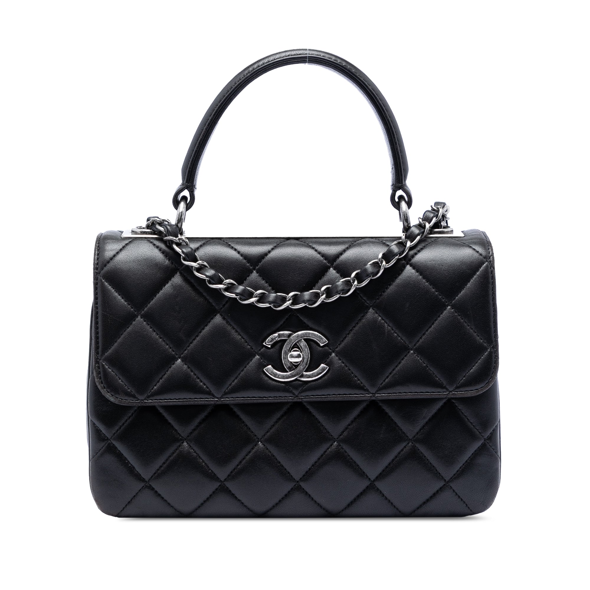 Chanel Small Quilted Lambskin Trendy CC Top Handle Flap - image 1