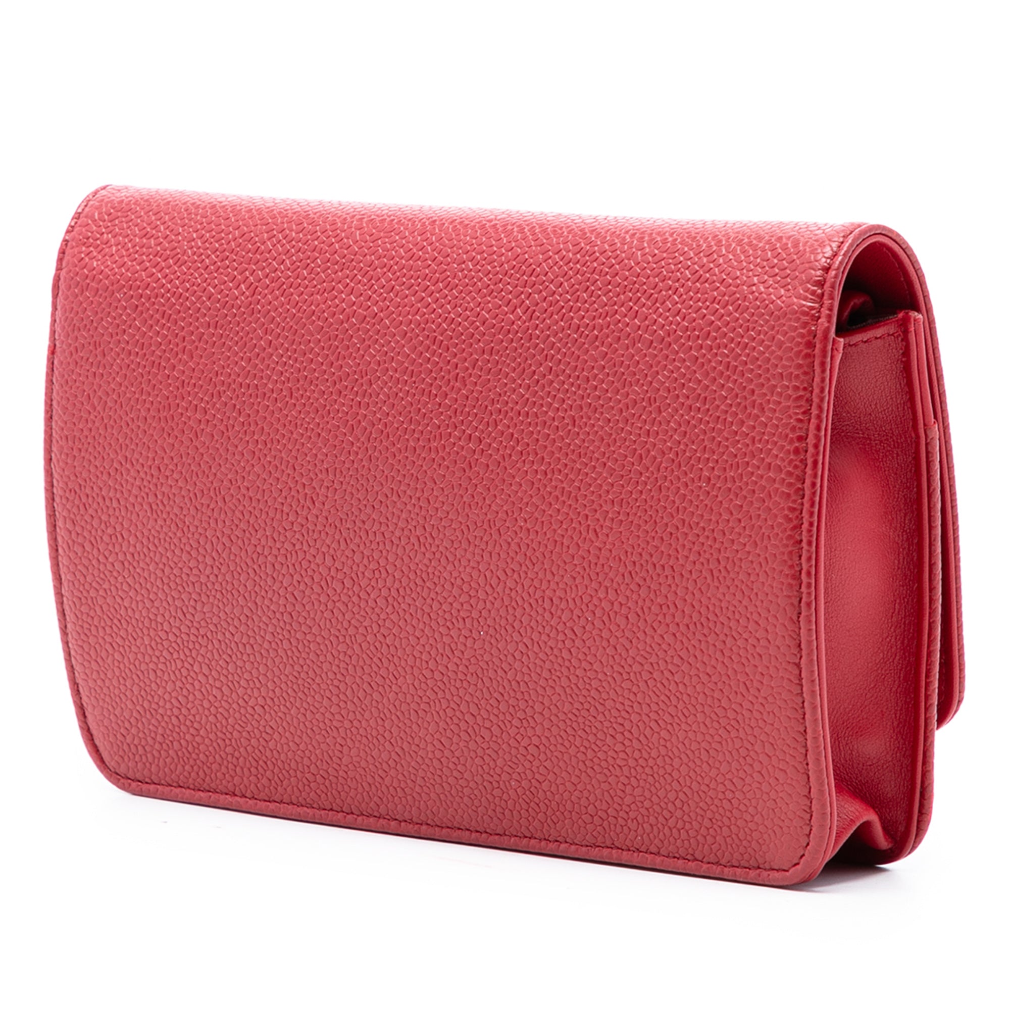 Chanel CC Caviar Wallet On Chain - image 2