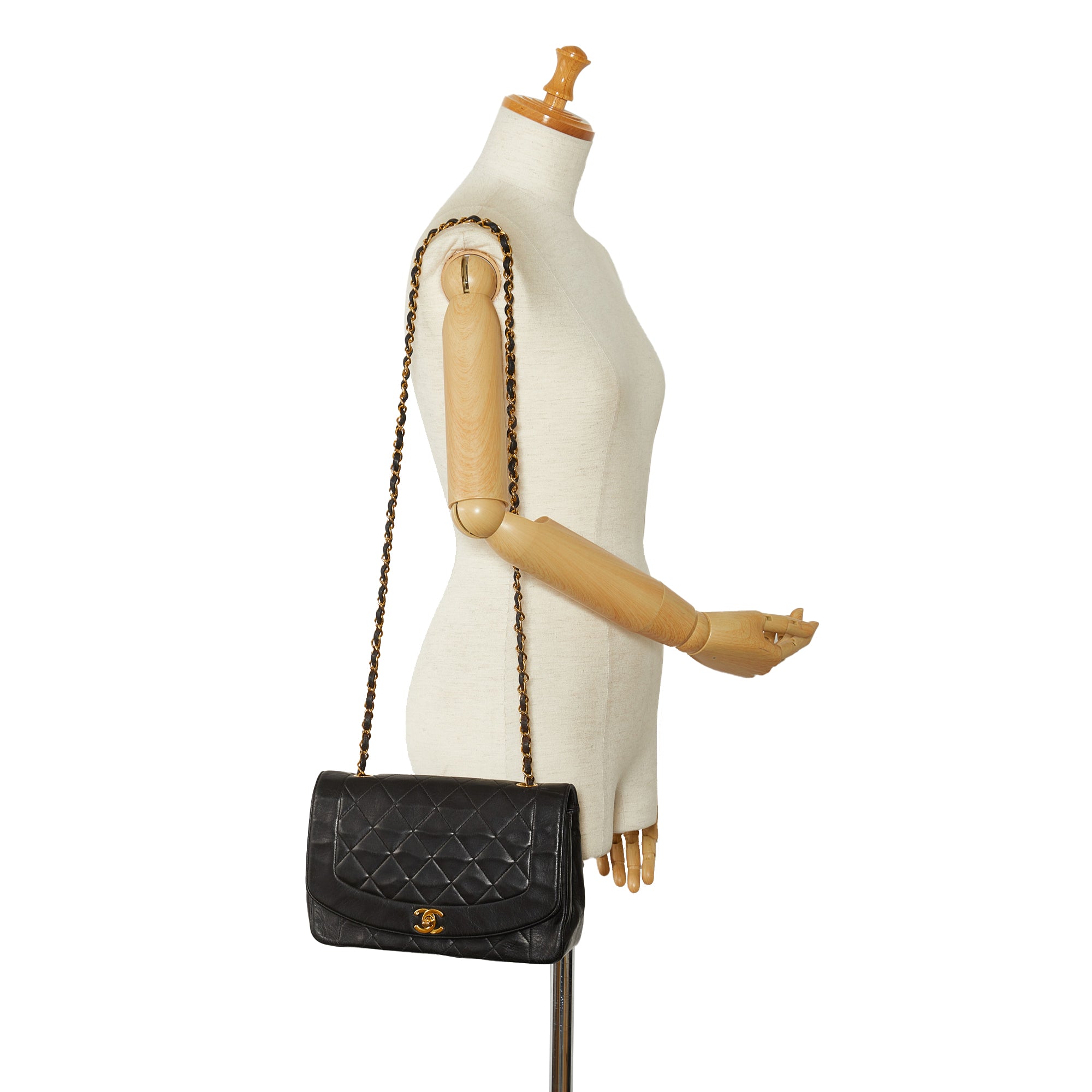 Chanel Medium Lambskin Diana Flap - image 19