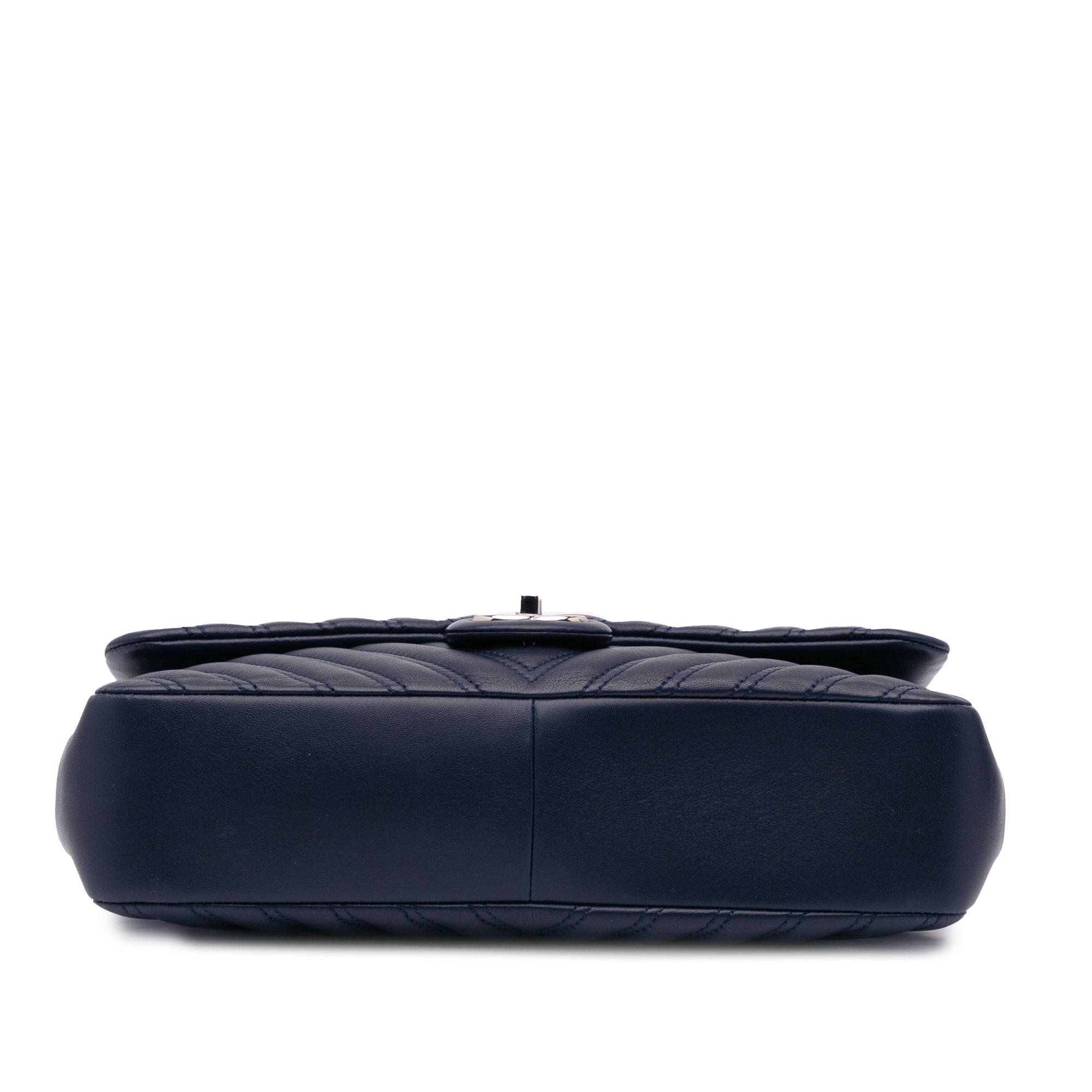 Chanel Jumbo Double Stitch Chevron Lambskin Single Flap - image 3
