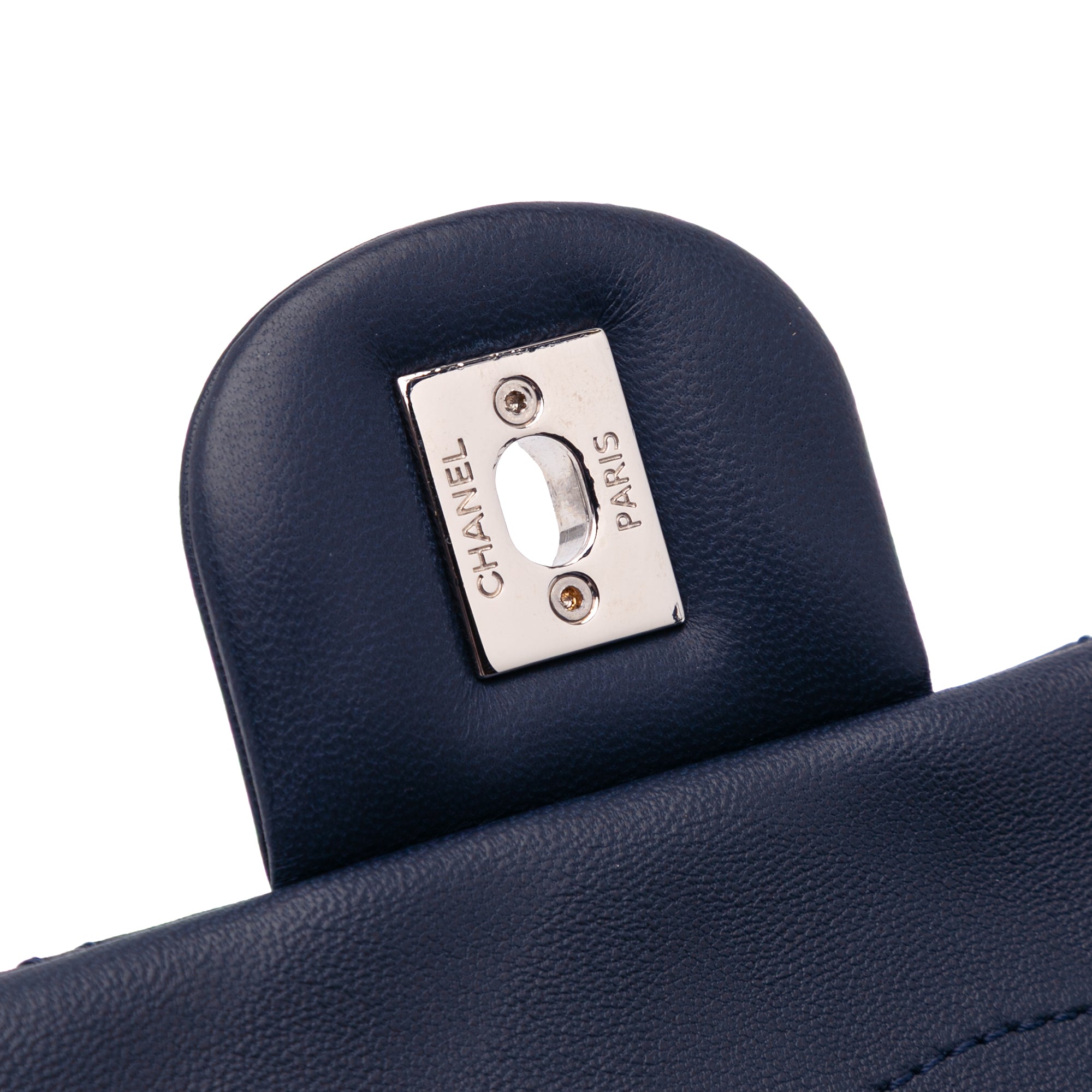 Chanel Jumbo Double Stitch Chevron Lambskin Single Flap - image 9