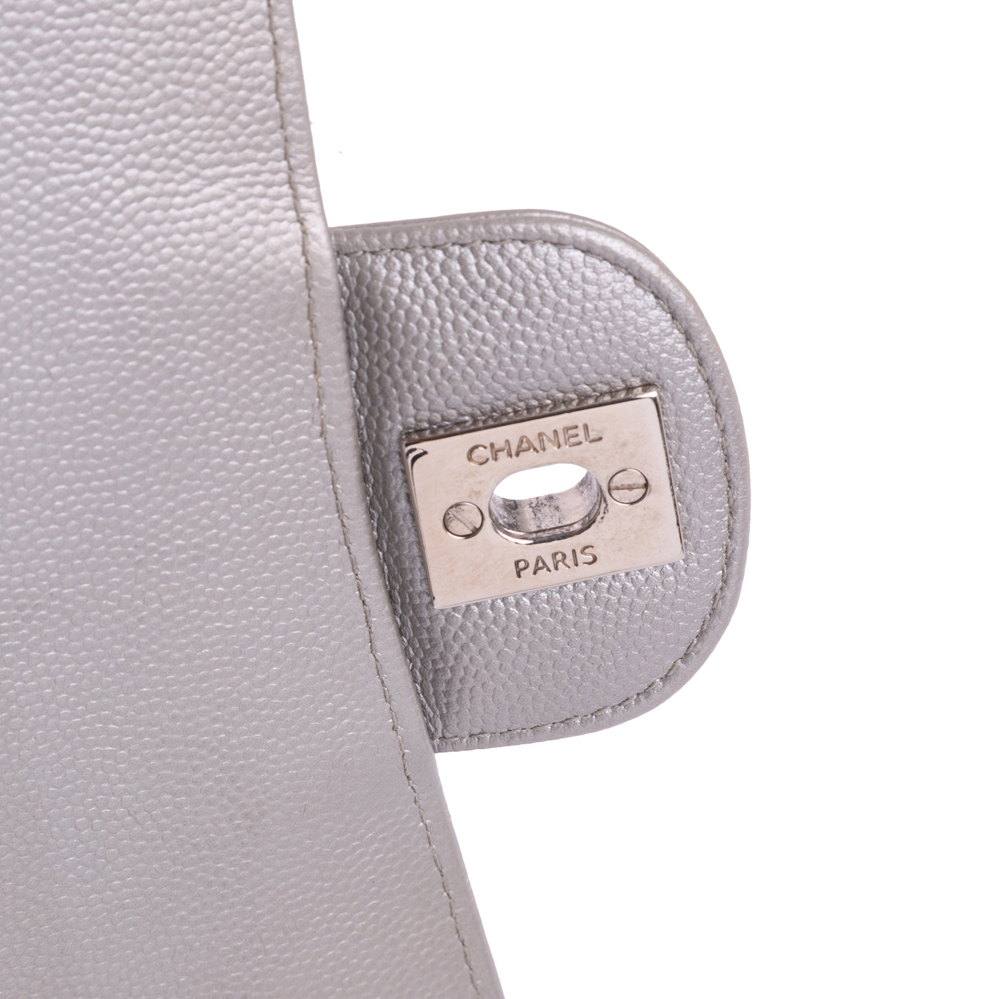 Chanel Medium Classic Chevron Caviar Double Flap - image 10