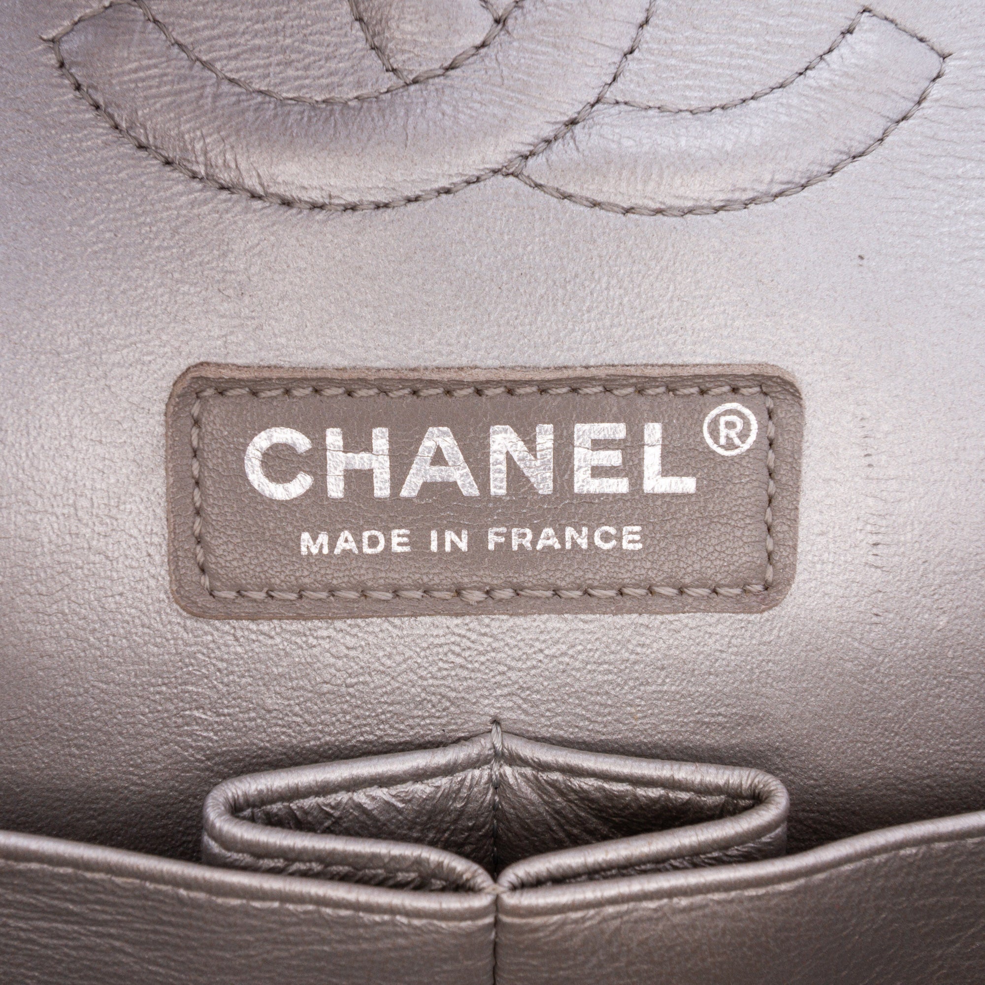 Chanel Medium Classic Chevron Caviar Double Flap - image 7