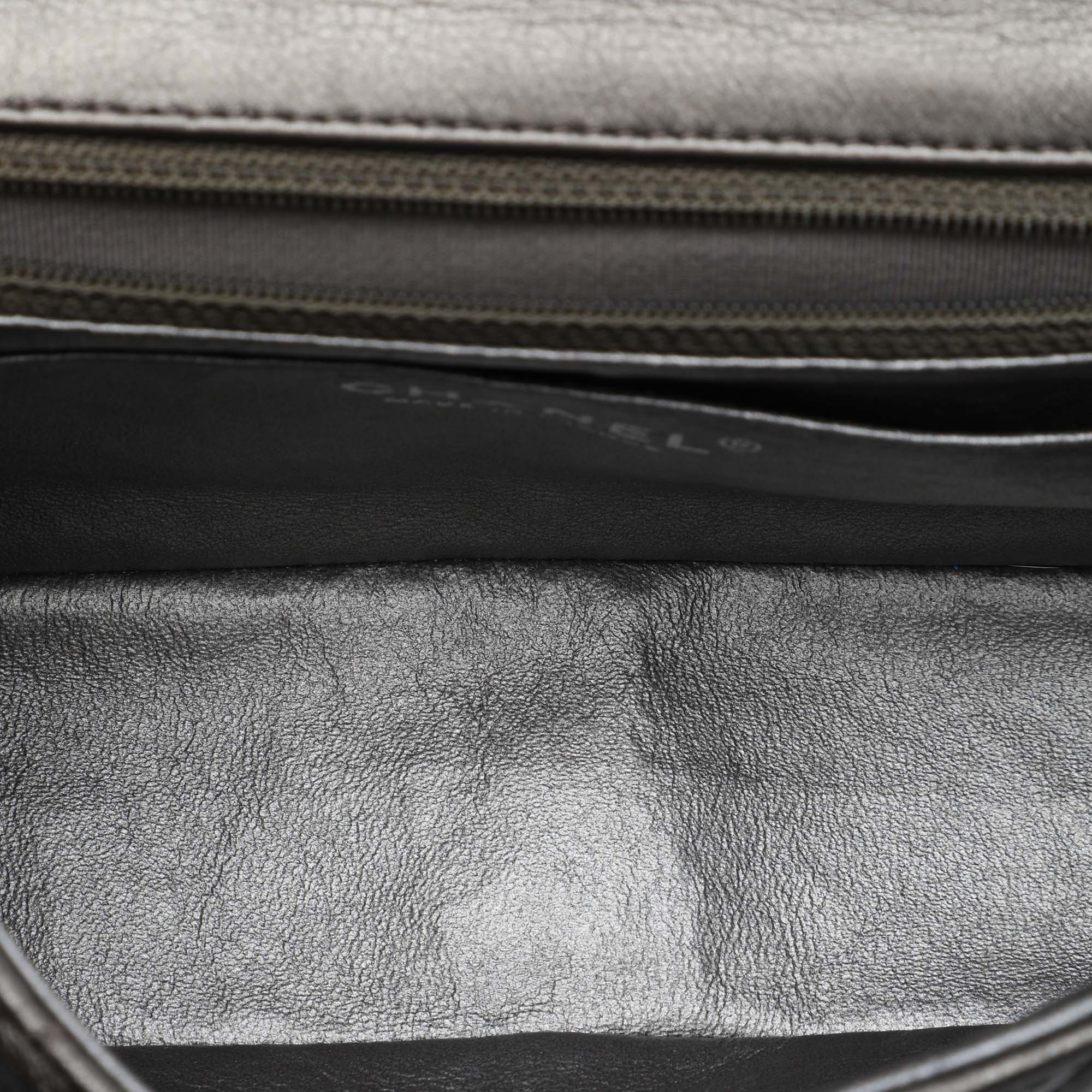Chanel Mini Rectangular Classic Metallic Lambskin Single Flap - image 4