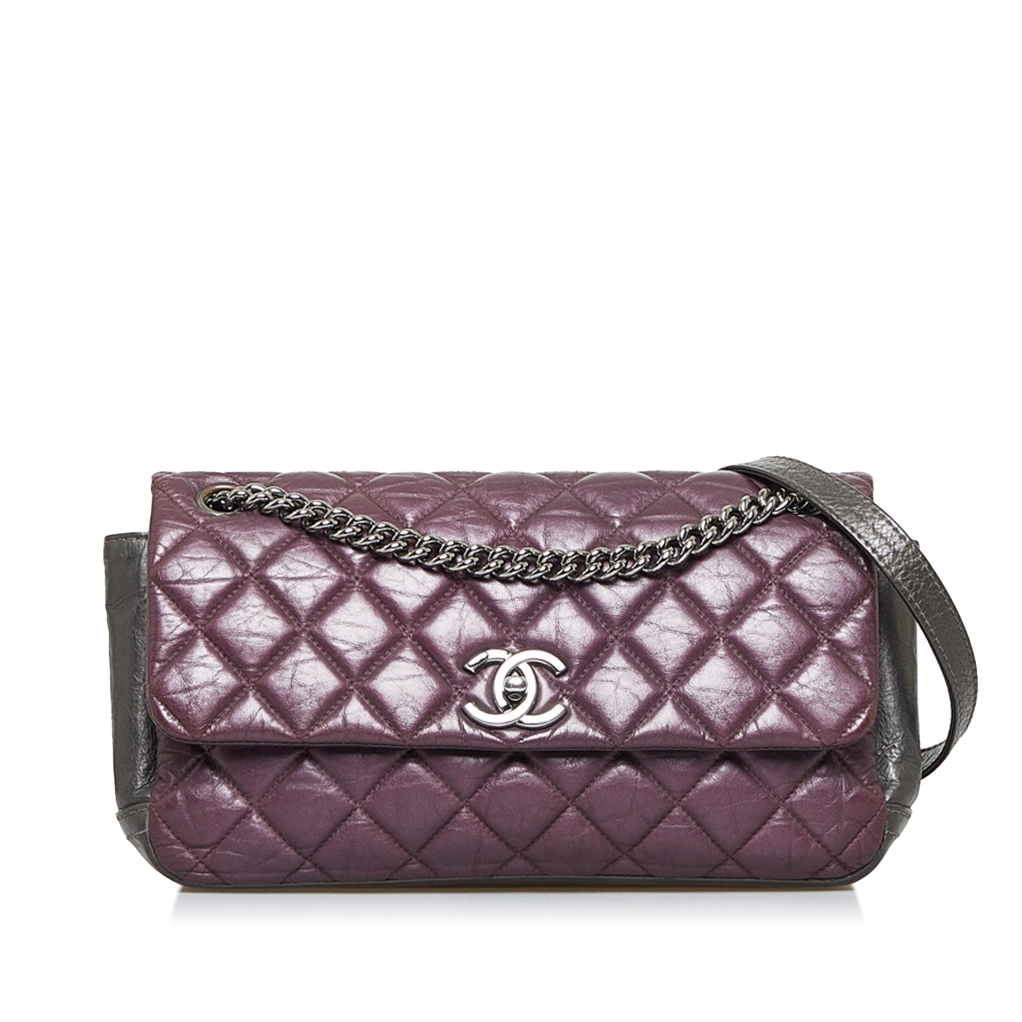 Chanel Glazed Matelasse Portobello Flap Bag - image 2