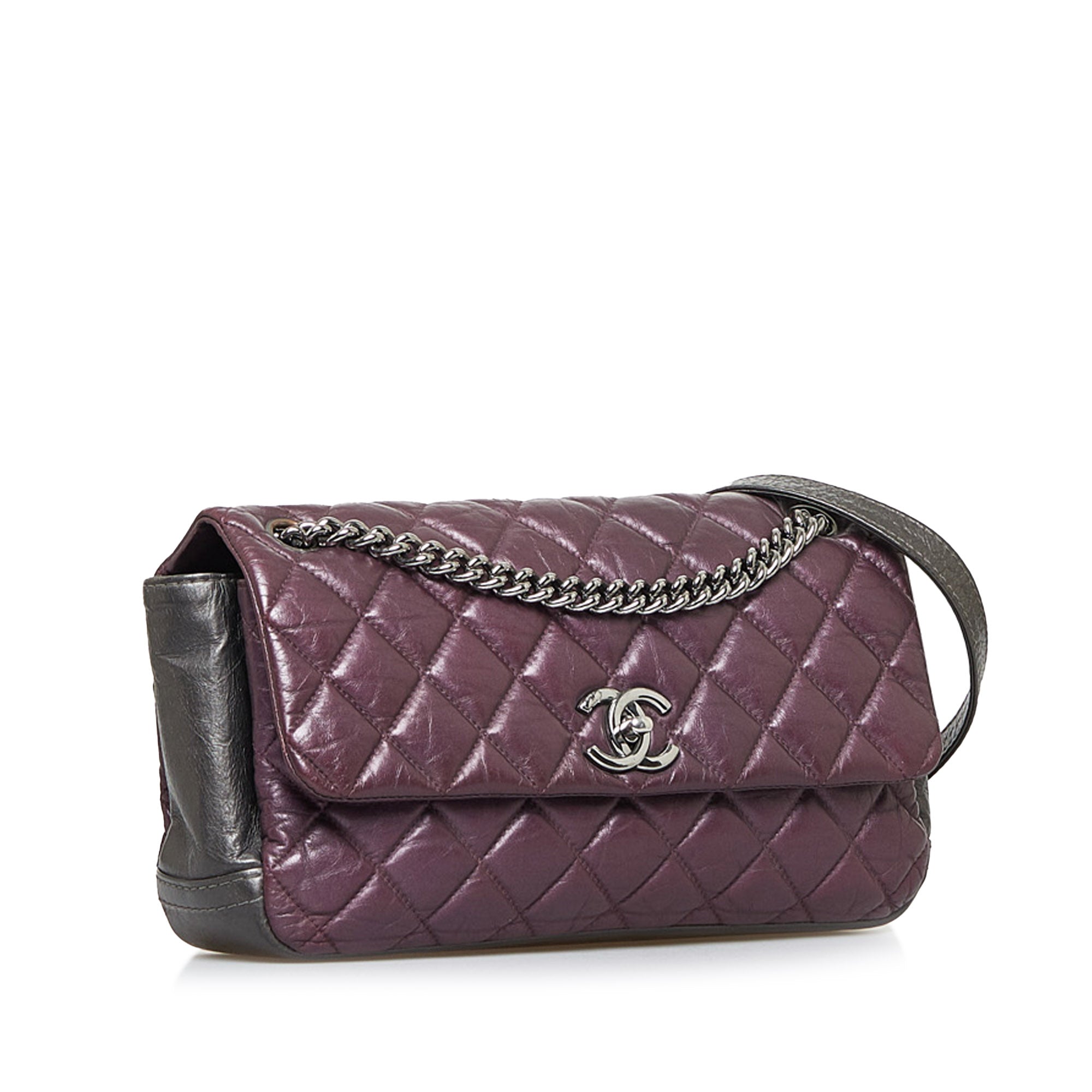 Chanel Glazed Matelasse Portobello Flap Bag - image 7