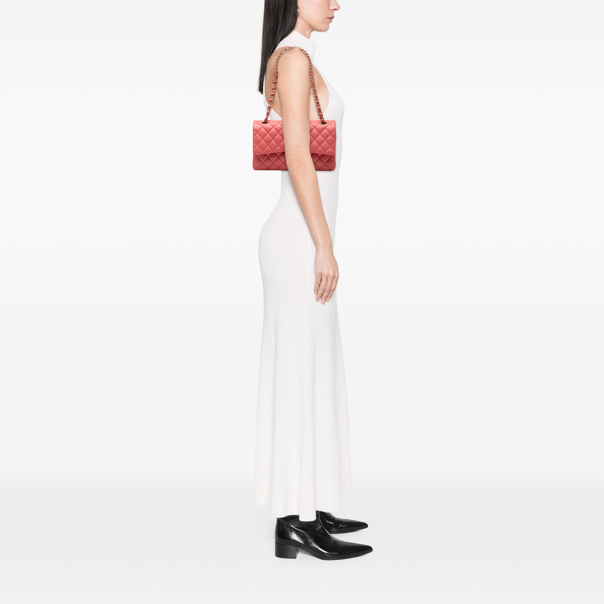 Chanel Medium Classic Caviar Double Flap - image 7