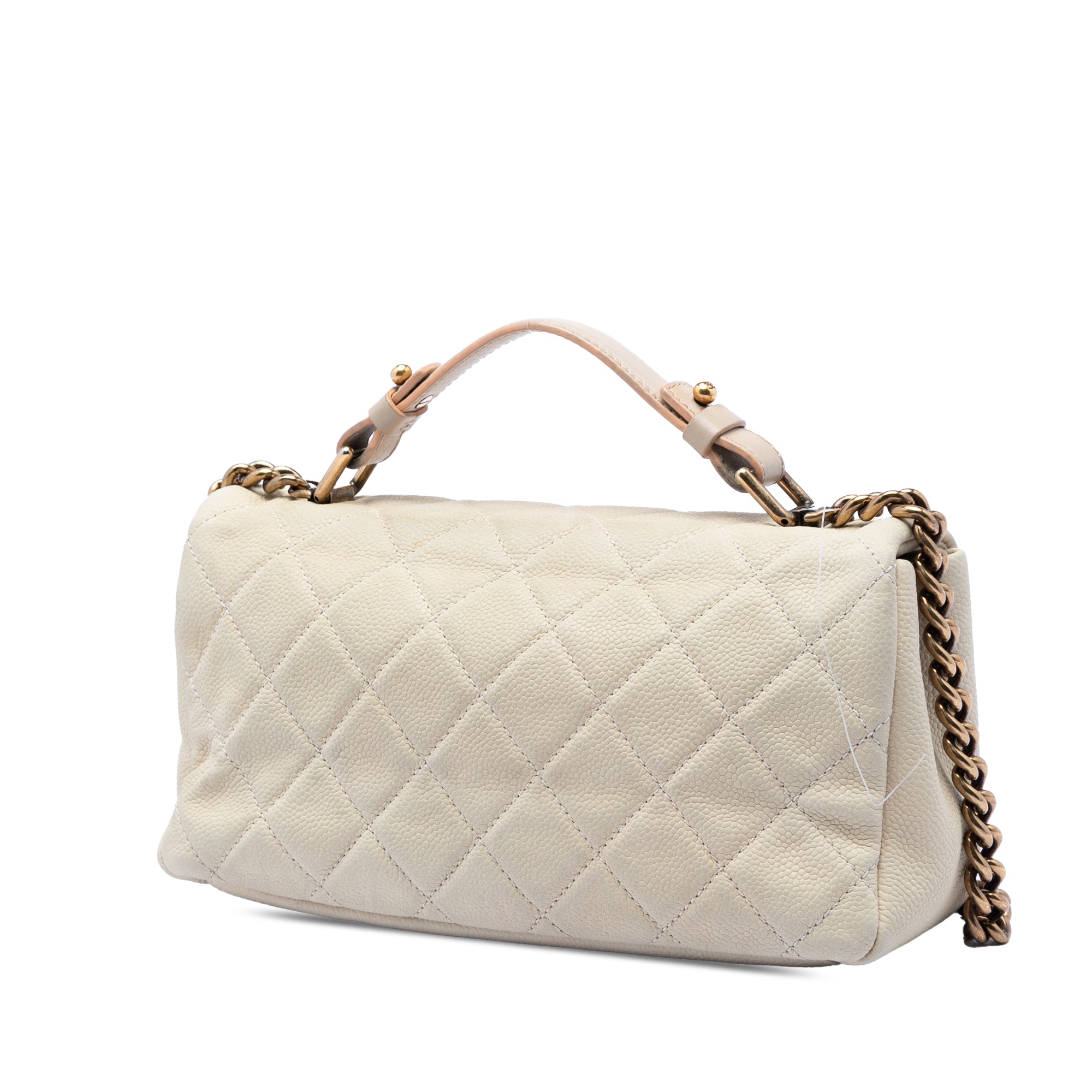 Chanel Medium CC Quilted Caviar Chic Flap - image 2