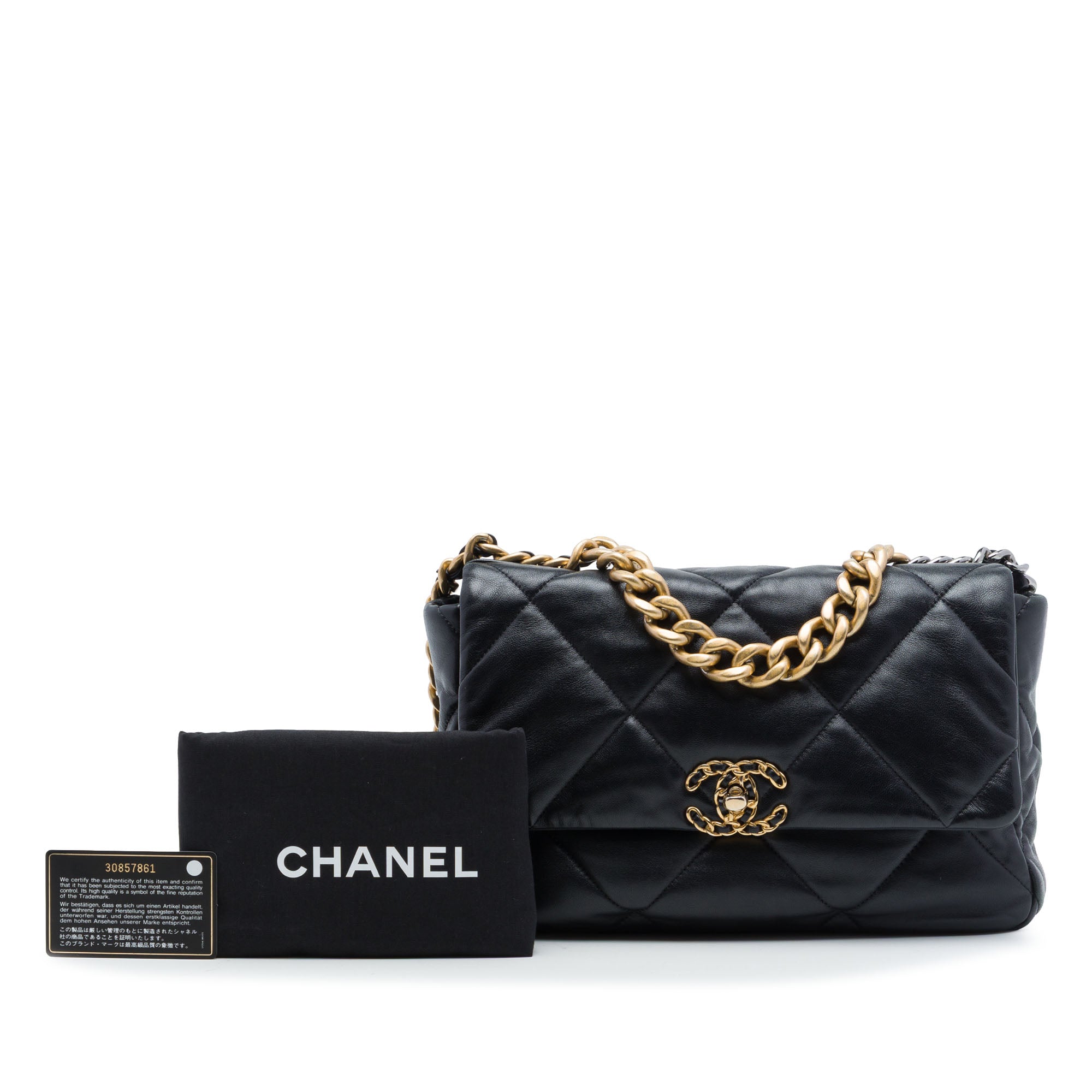 Chanel Large Lambskin 19 Flap - image 7