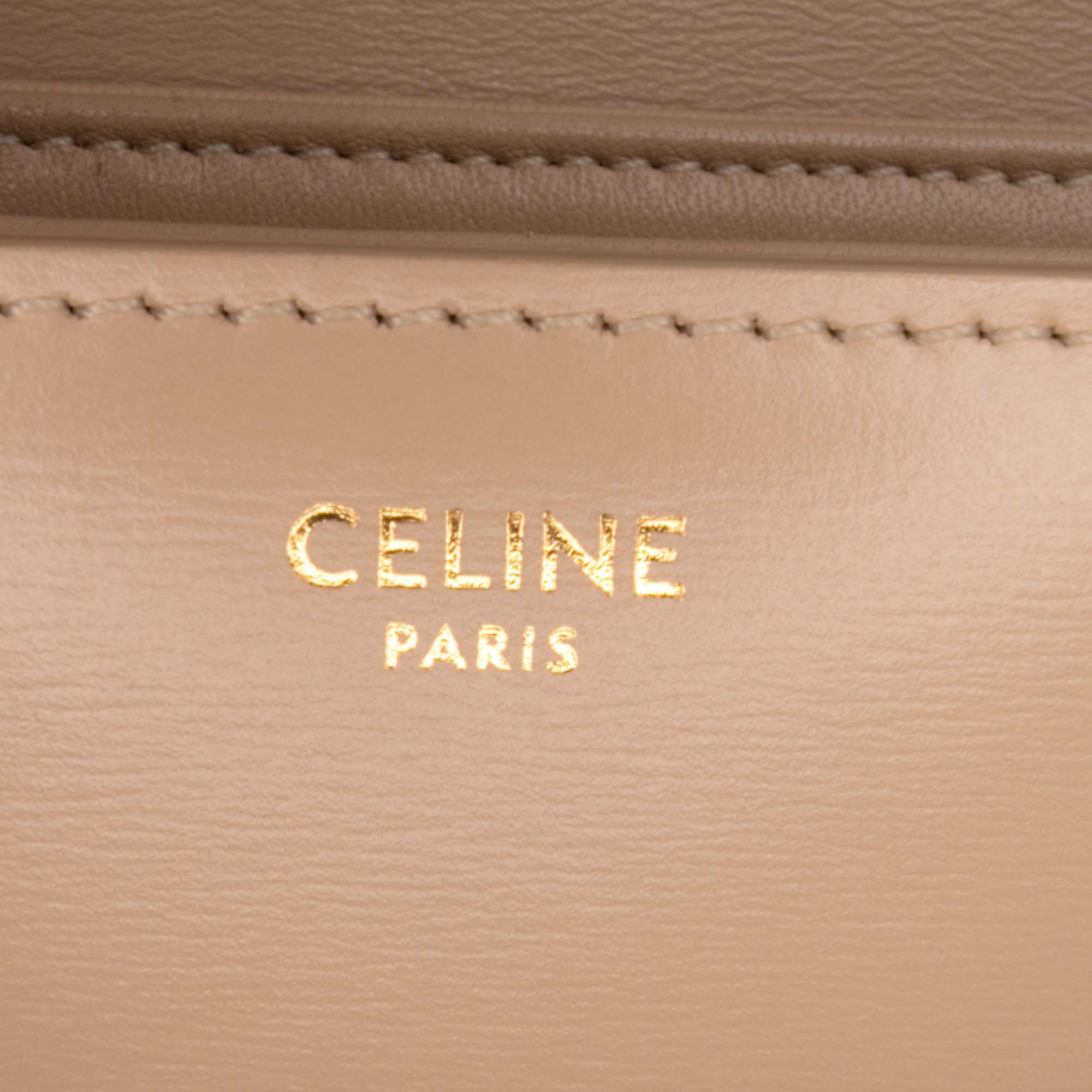 Celine Classique Shiny Calfskin Triomphe Crossbody - image 5