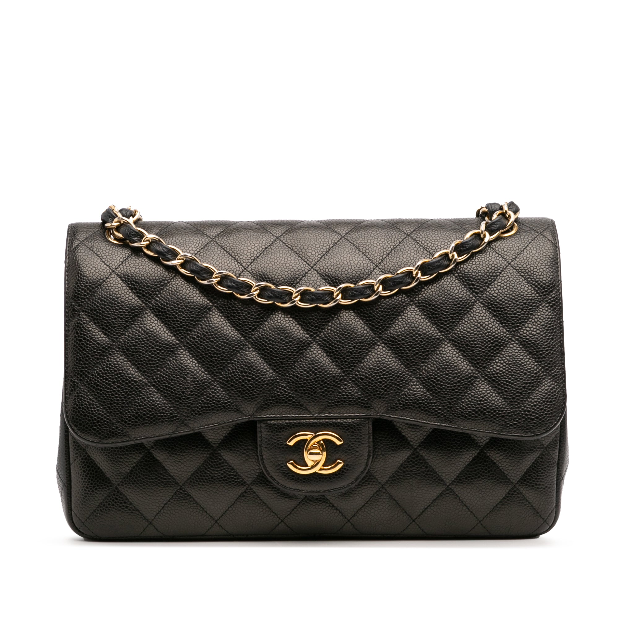 Chanel Jumbo Classic Caviar Double Flap - image 1