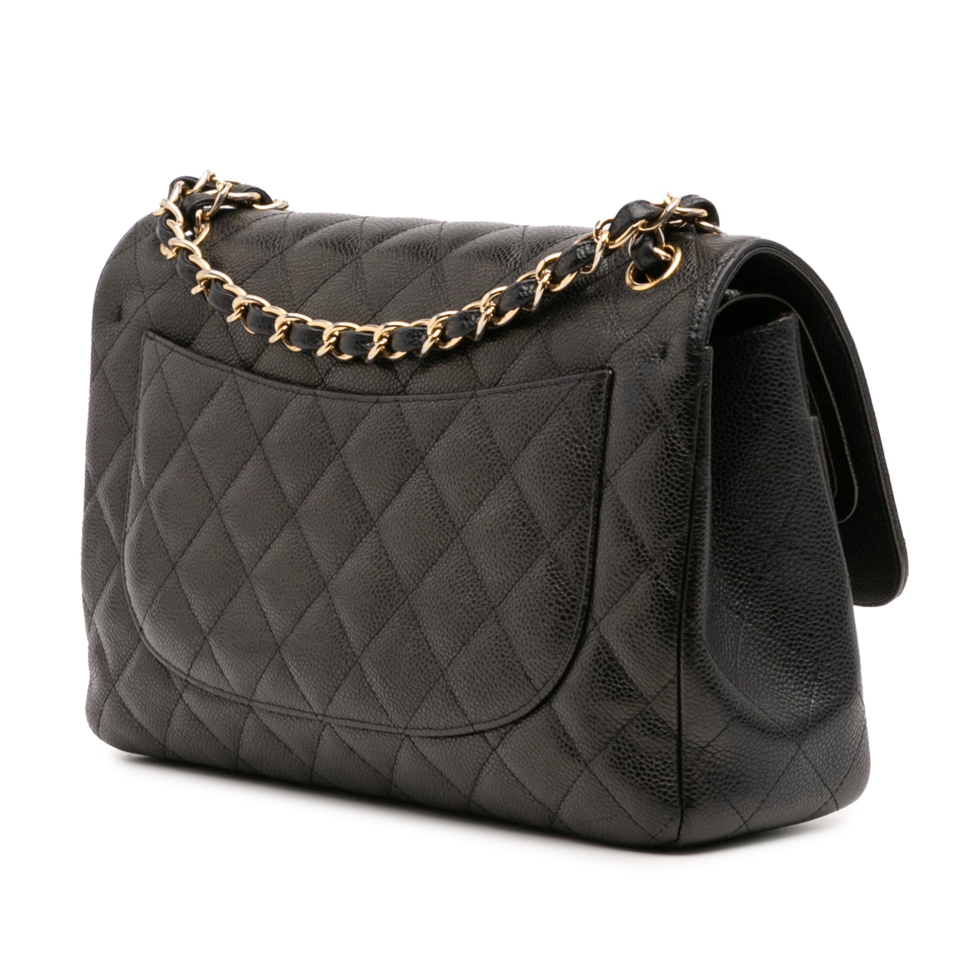 Chanel Jumbo Classic Caviar Double Flap - image 2