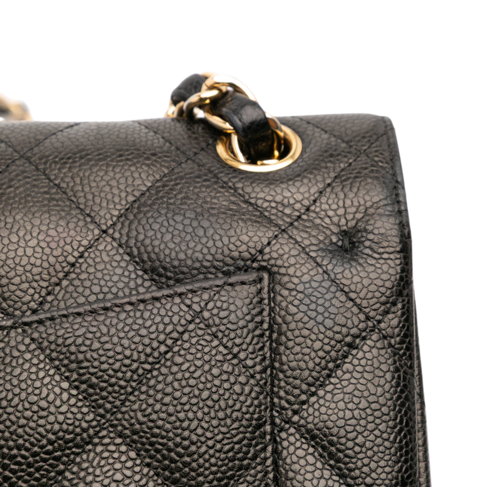 Chanel Jumbo Classic Caviar Double Flap - image 8