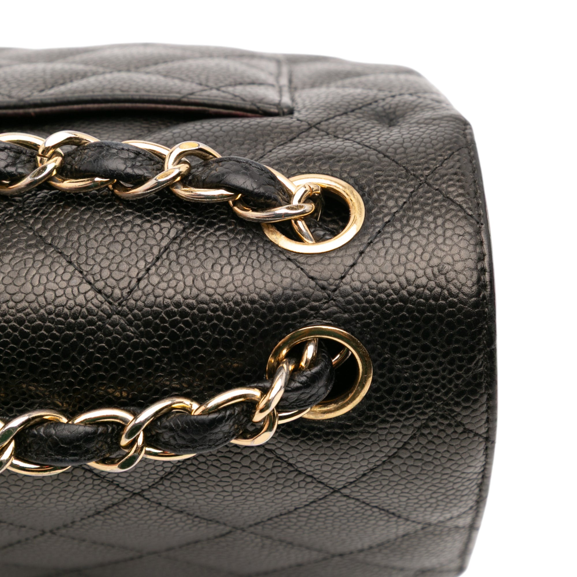 Chanel Jumbo Classic Caviar Double Flap - image 9