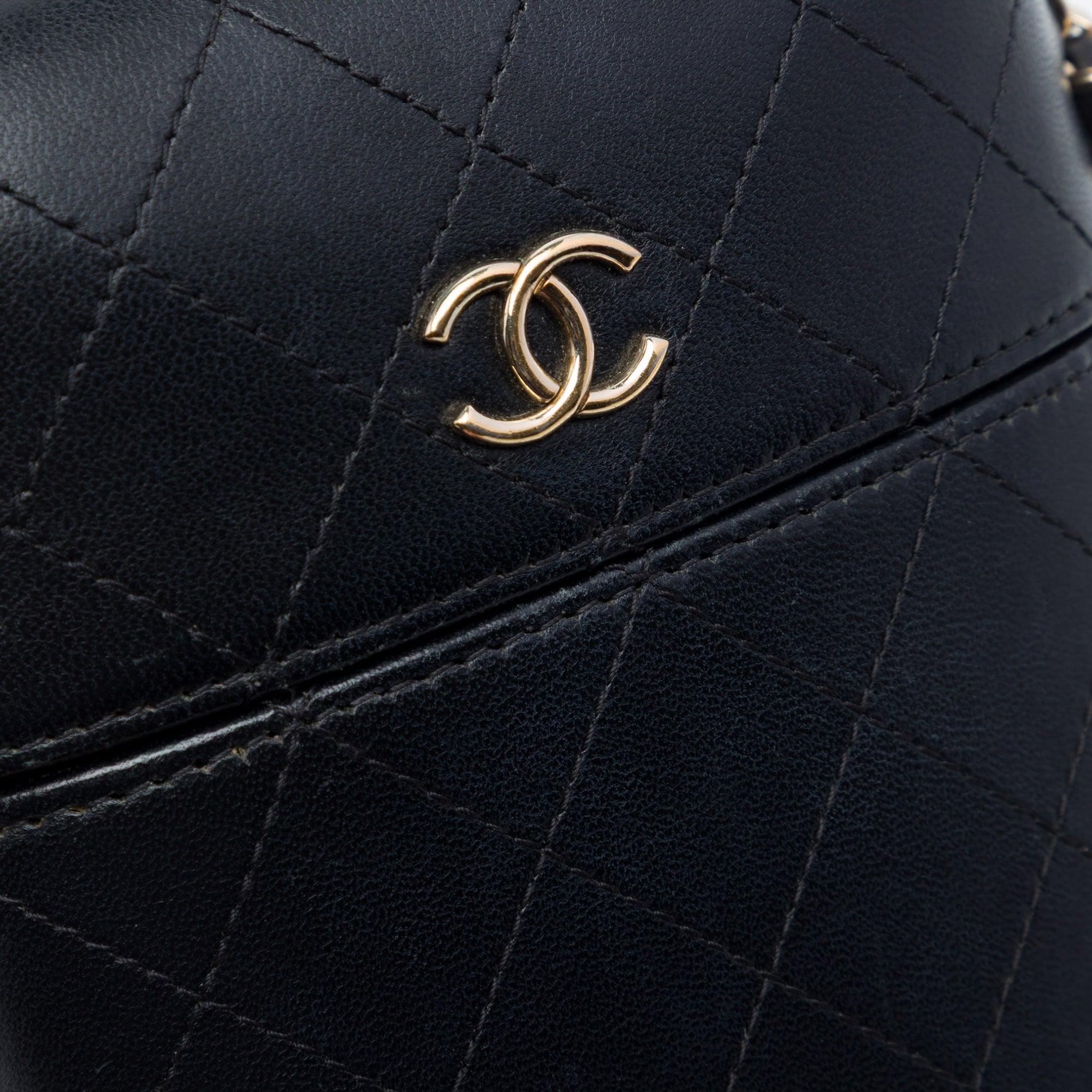 Chanel CC Quilted Lambskin Chain Around Phone Holder - image 5