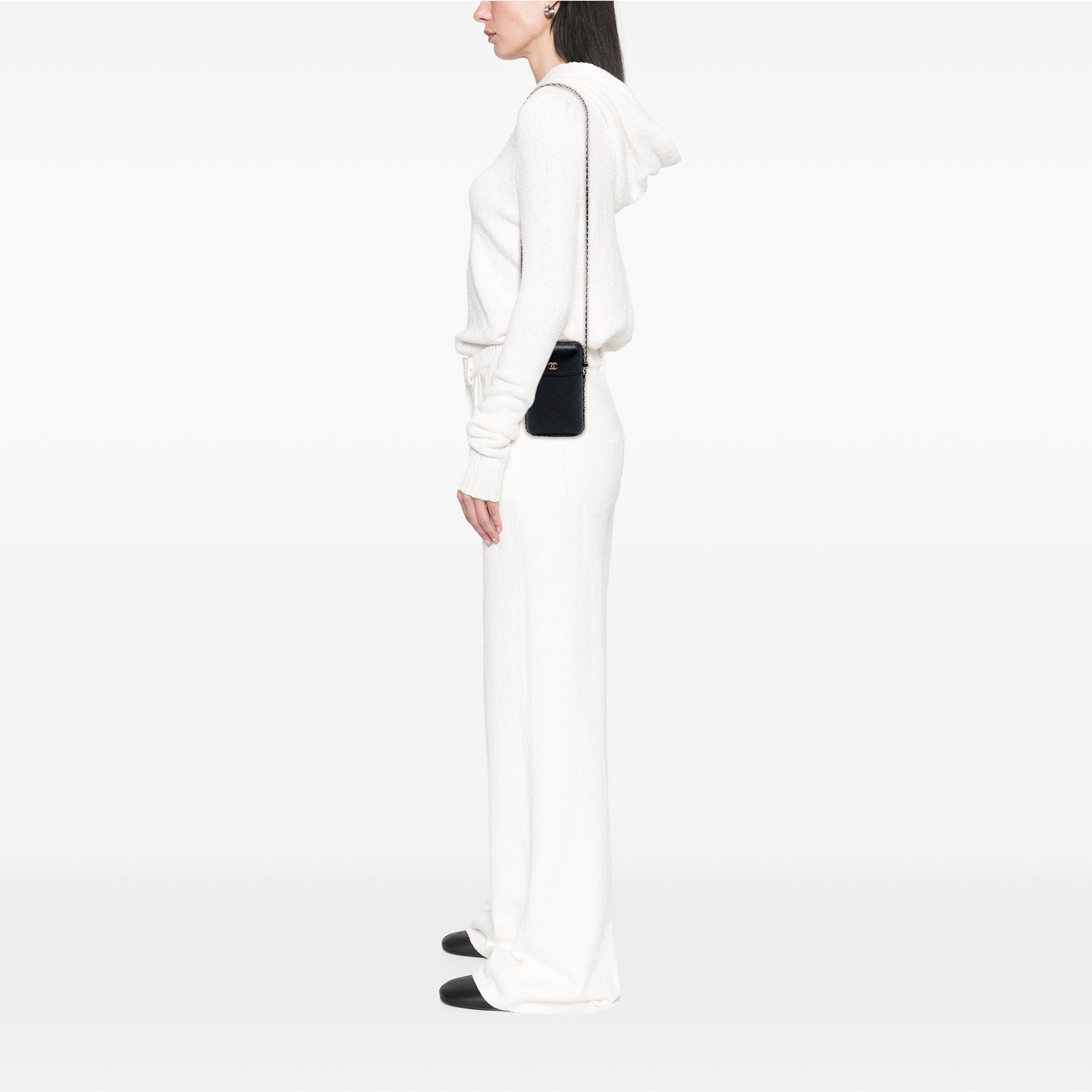 Chanel CC Quilted Lambskin Chain Around Phone Holder - image 6