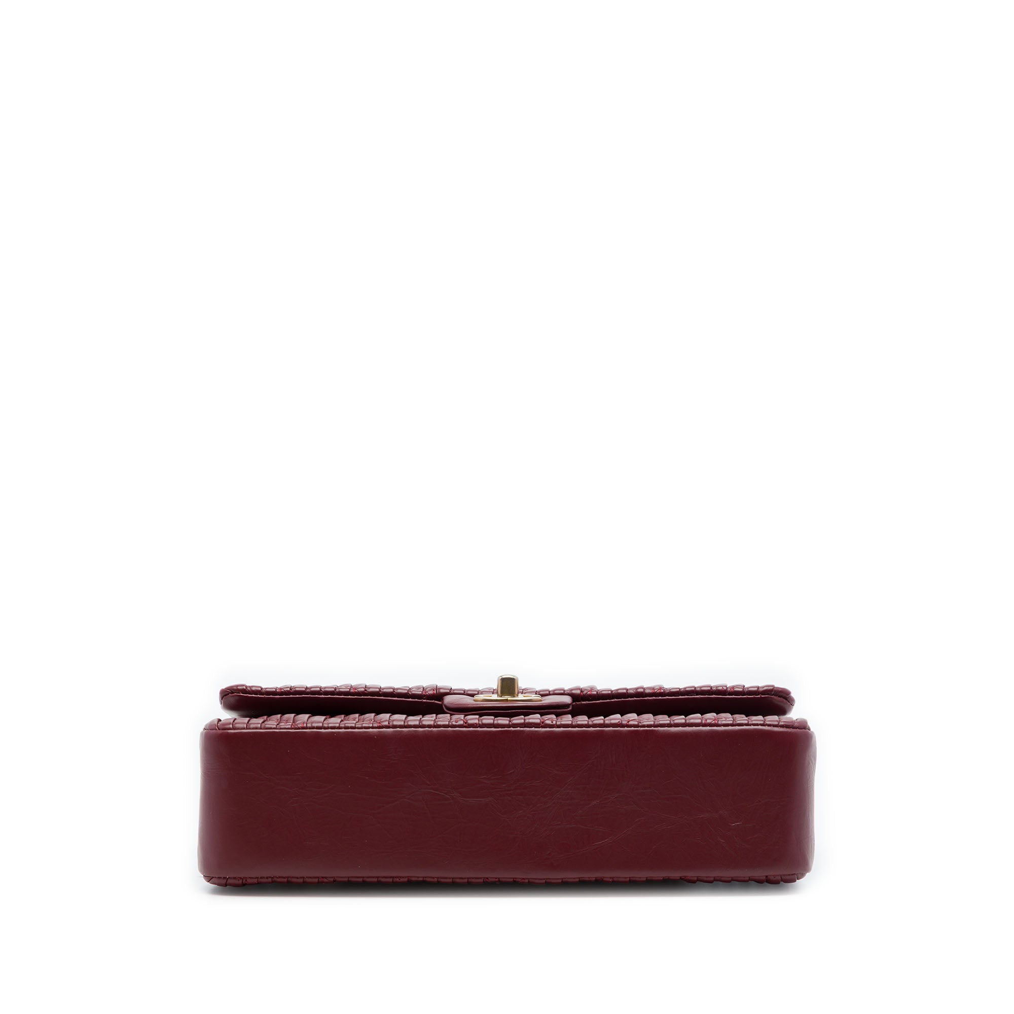Chanel Medium Classic Chevron Calfskin Pleated Double Flap - image 3
